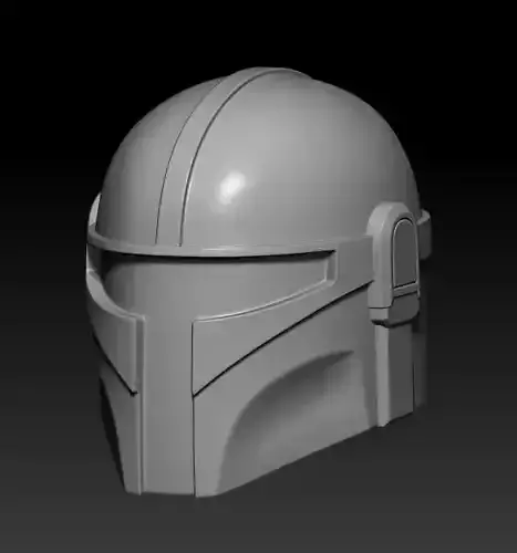 Mando Young Founding Helmet One12 scale 3D file