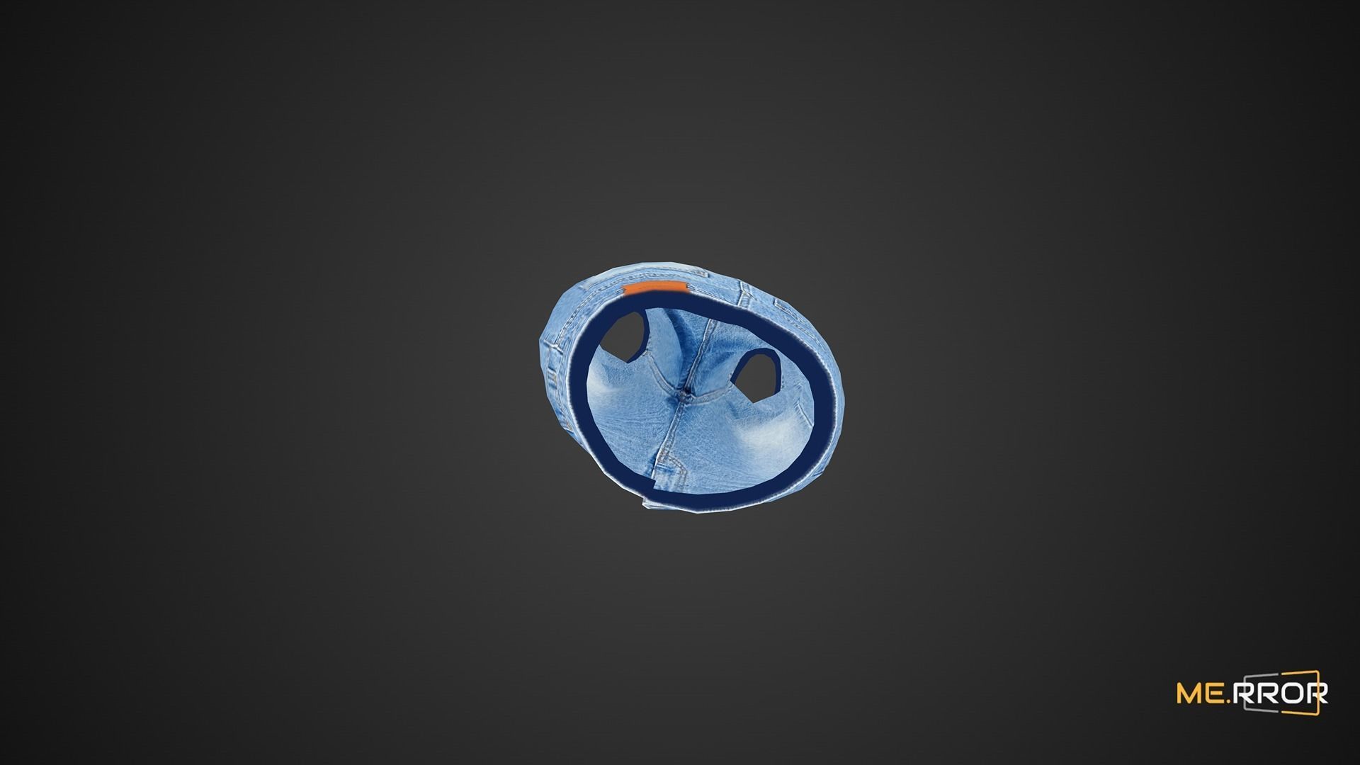 Game Ready Bell Bottom Jeans Low-poly 3D model_17