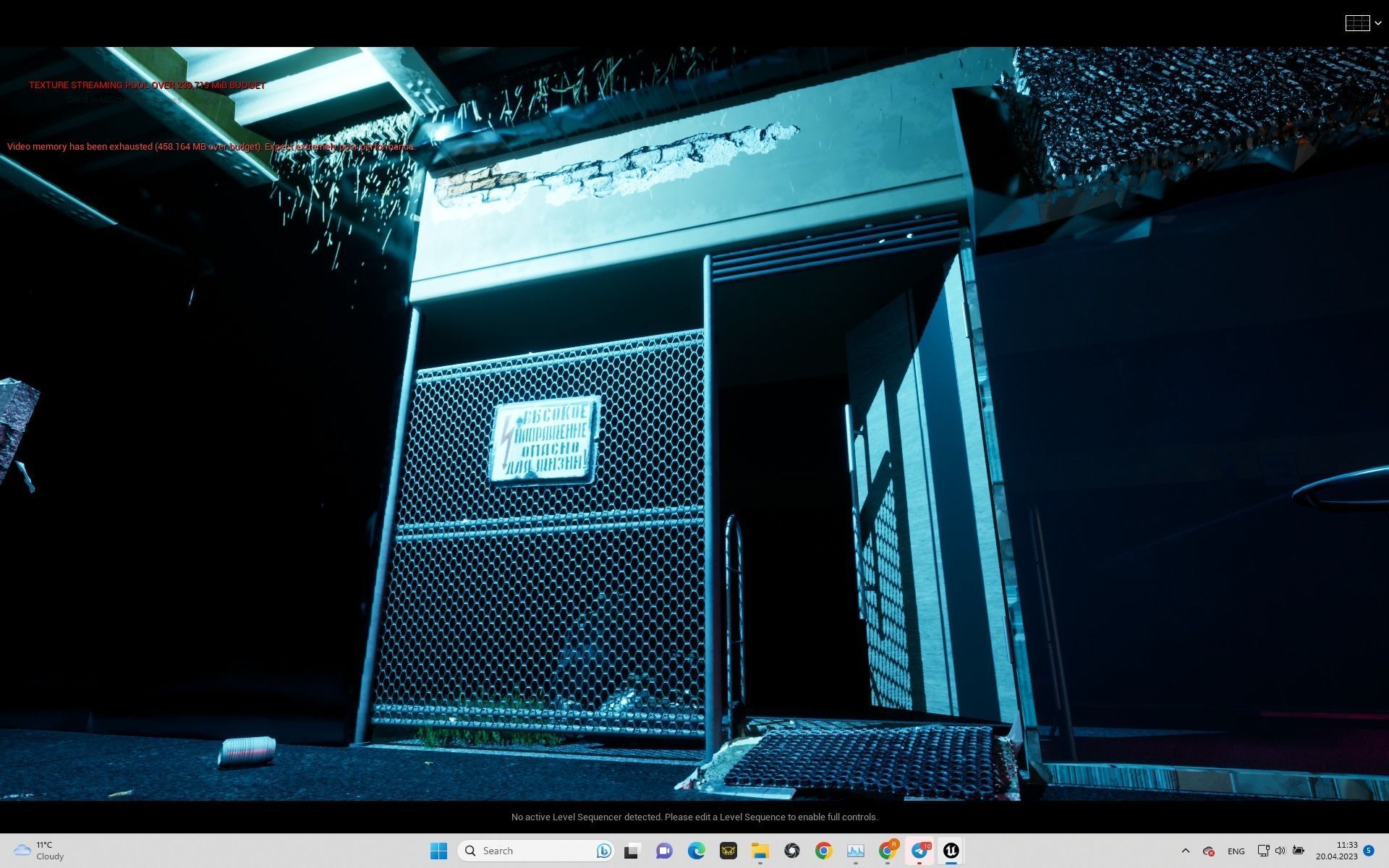 Warning inscription  3D model_11