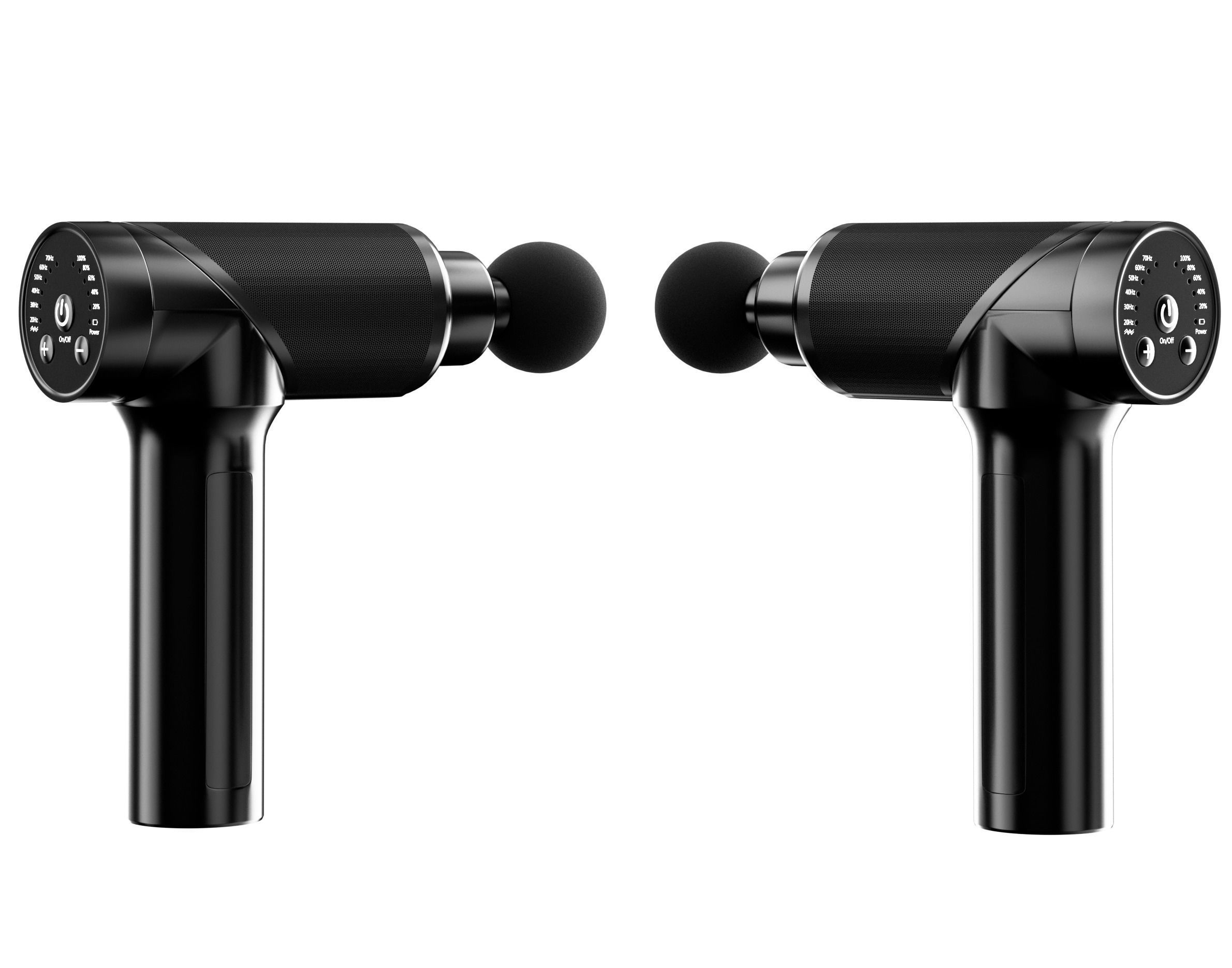 Massage gun 3D model_2