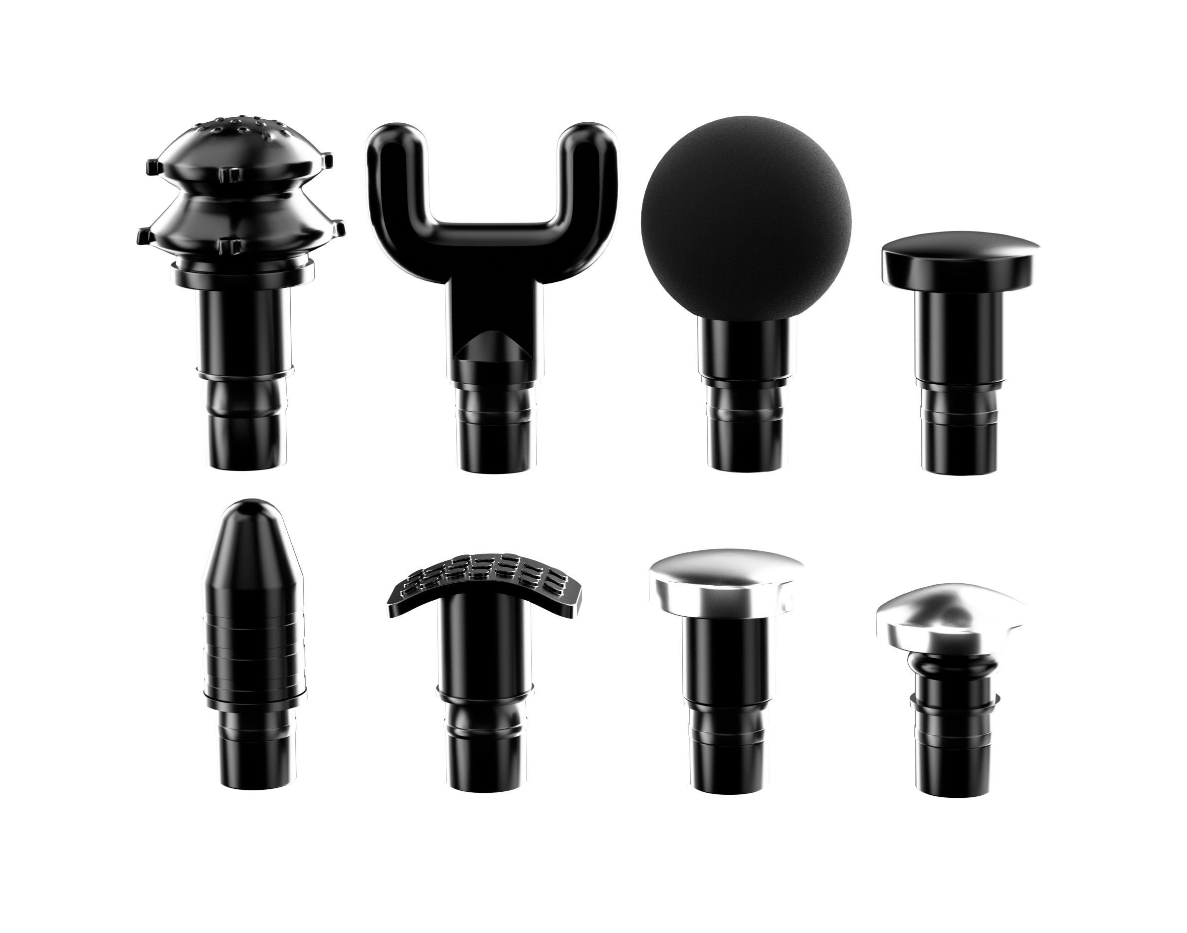 Massage gun 3D model_7