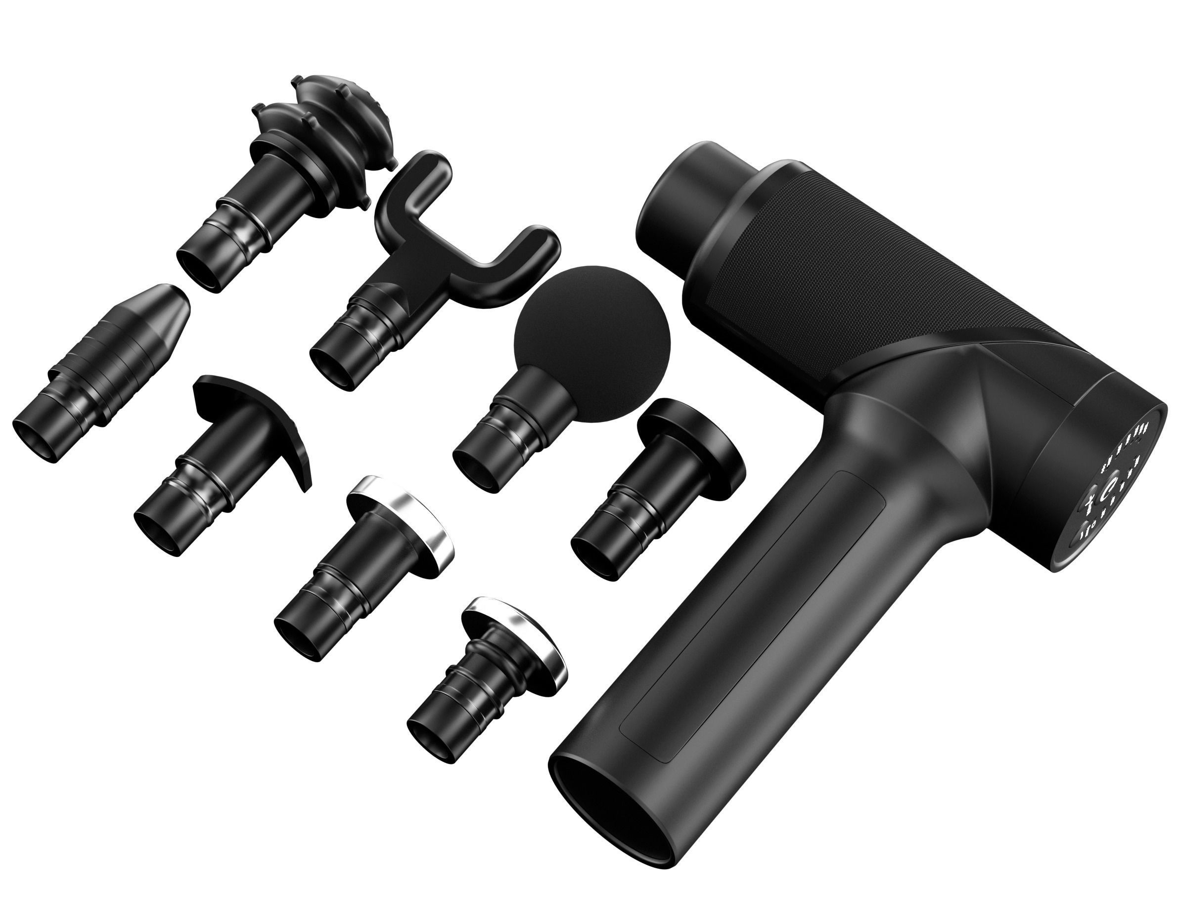 Massage gun 3D model_1
