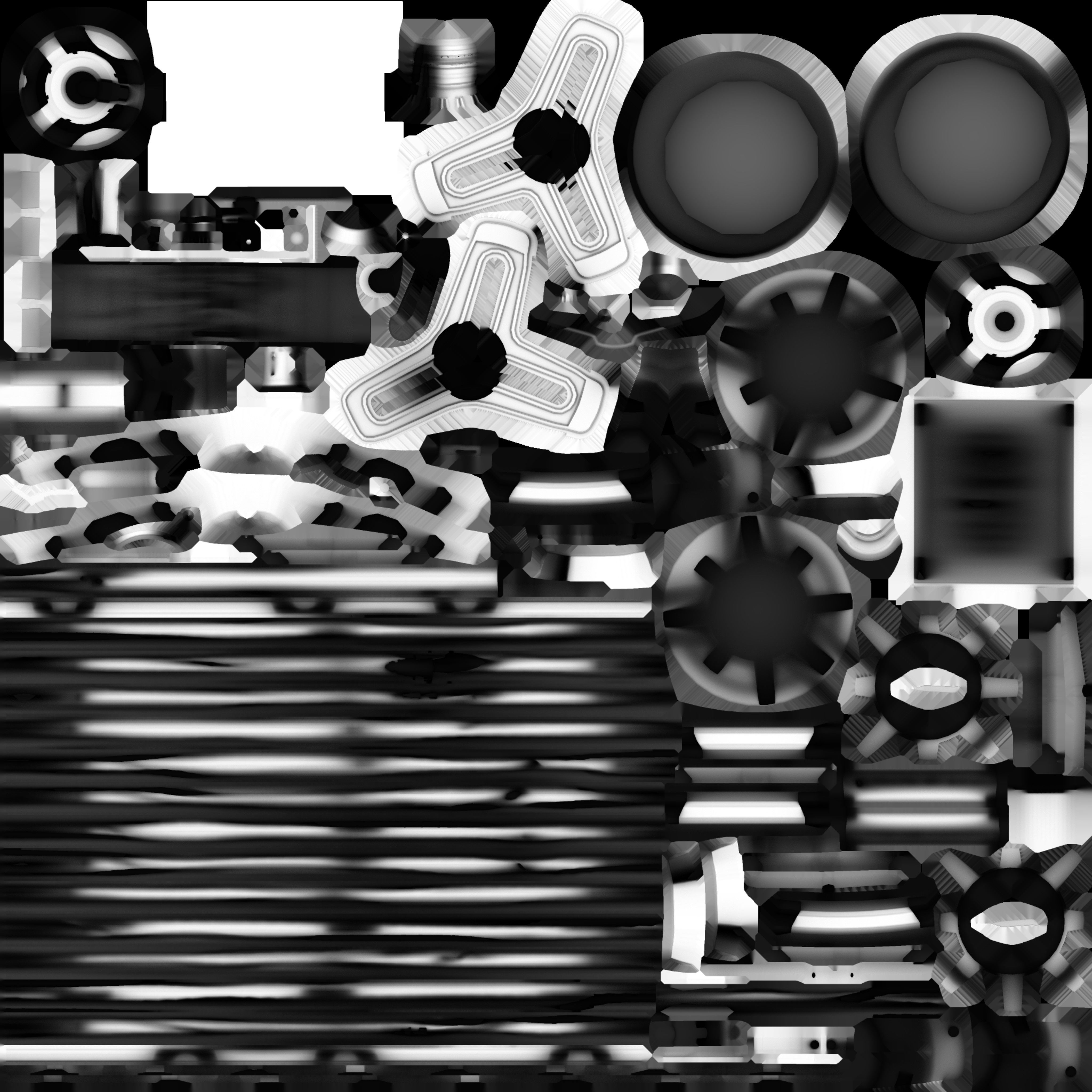 Game Ready Hose Reel Low-poly 3D model_18