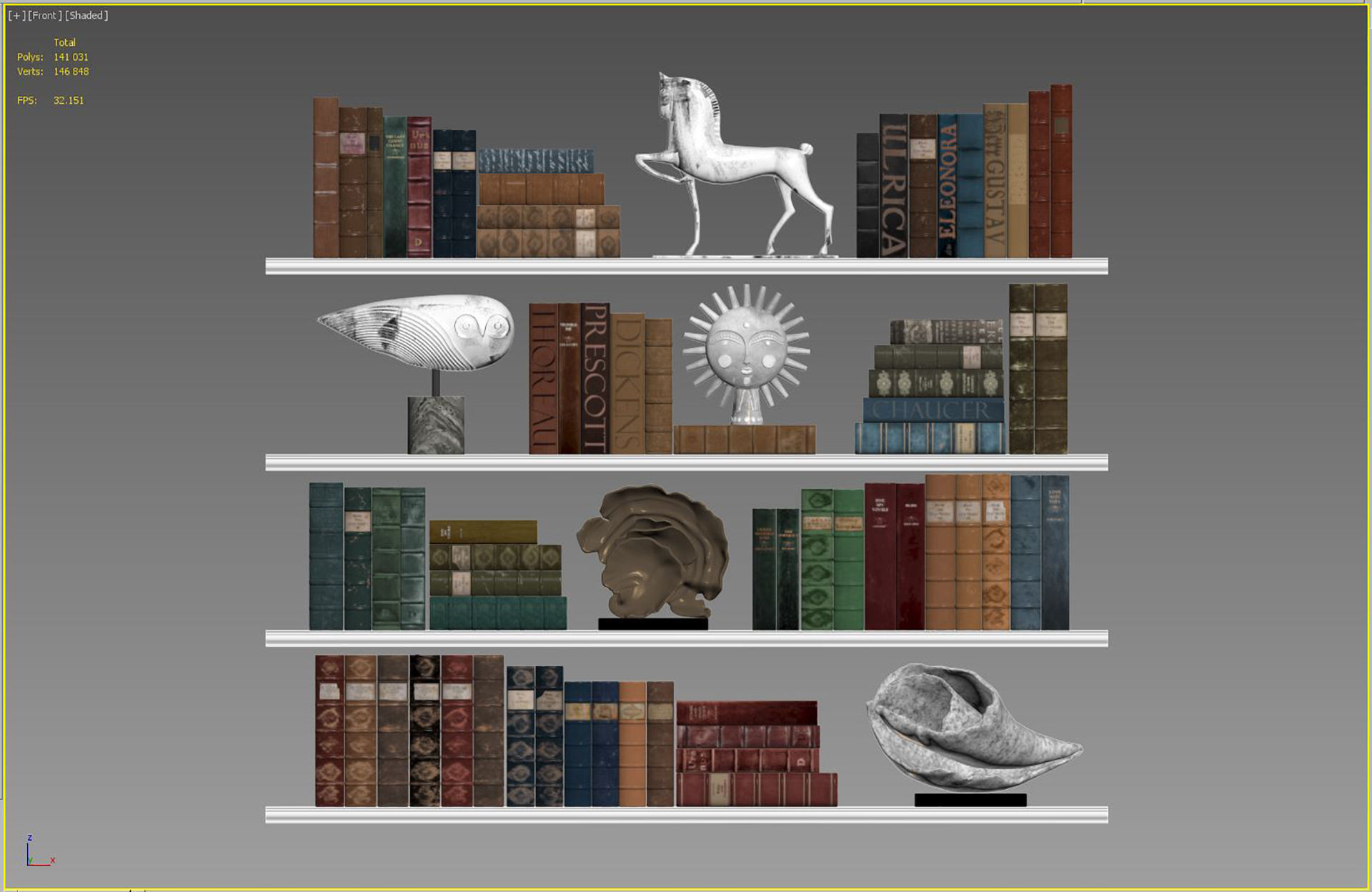 Decor Set 176 3D model_4