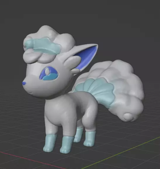 Vulpix Alolan Form 3D print model_0