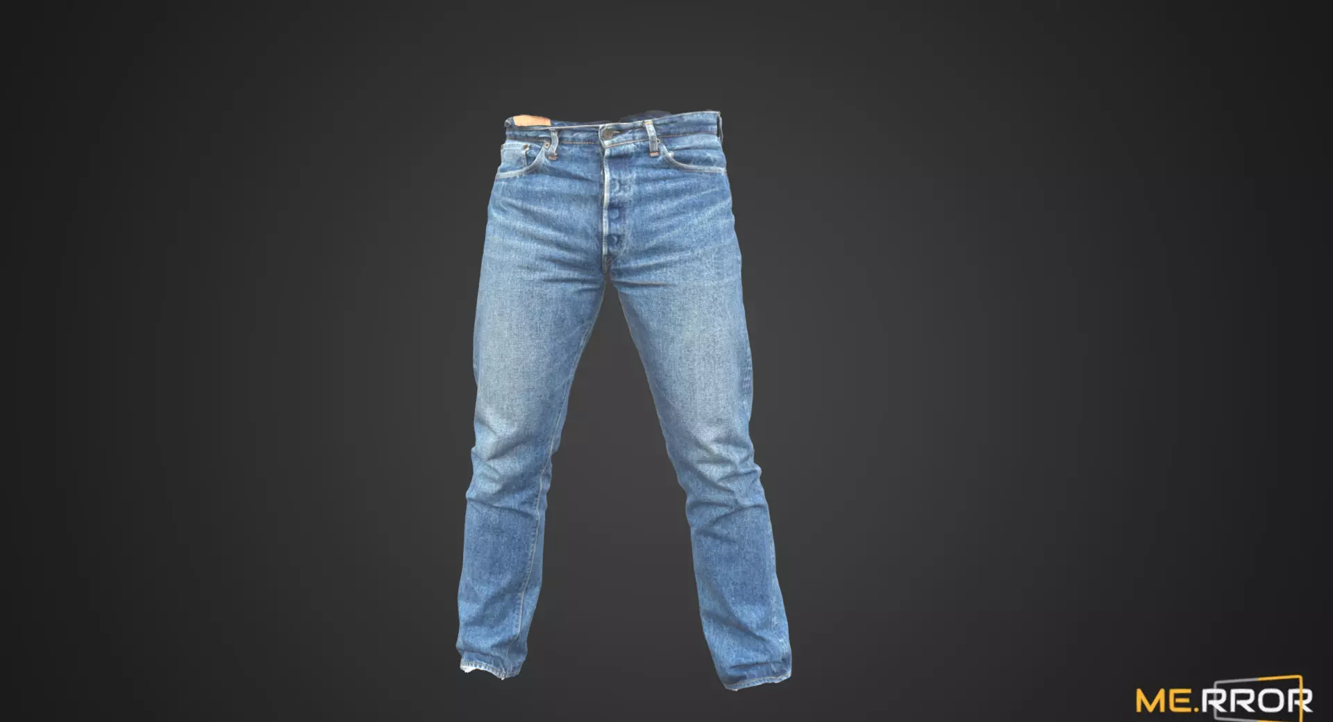 Male Jeans 3D model_0