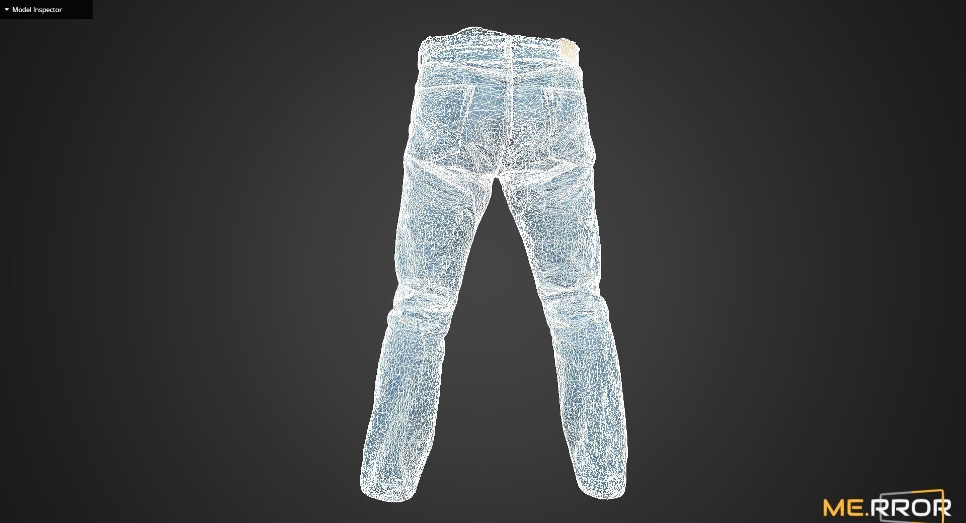 Male Jeans 3D model_5