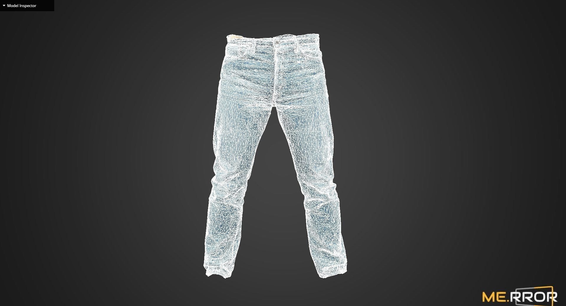 Male Jeans 3D model_4
