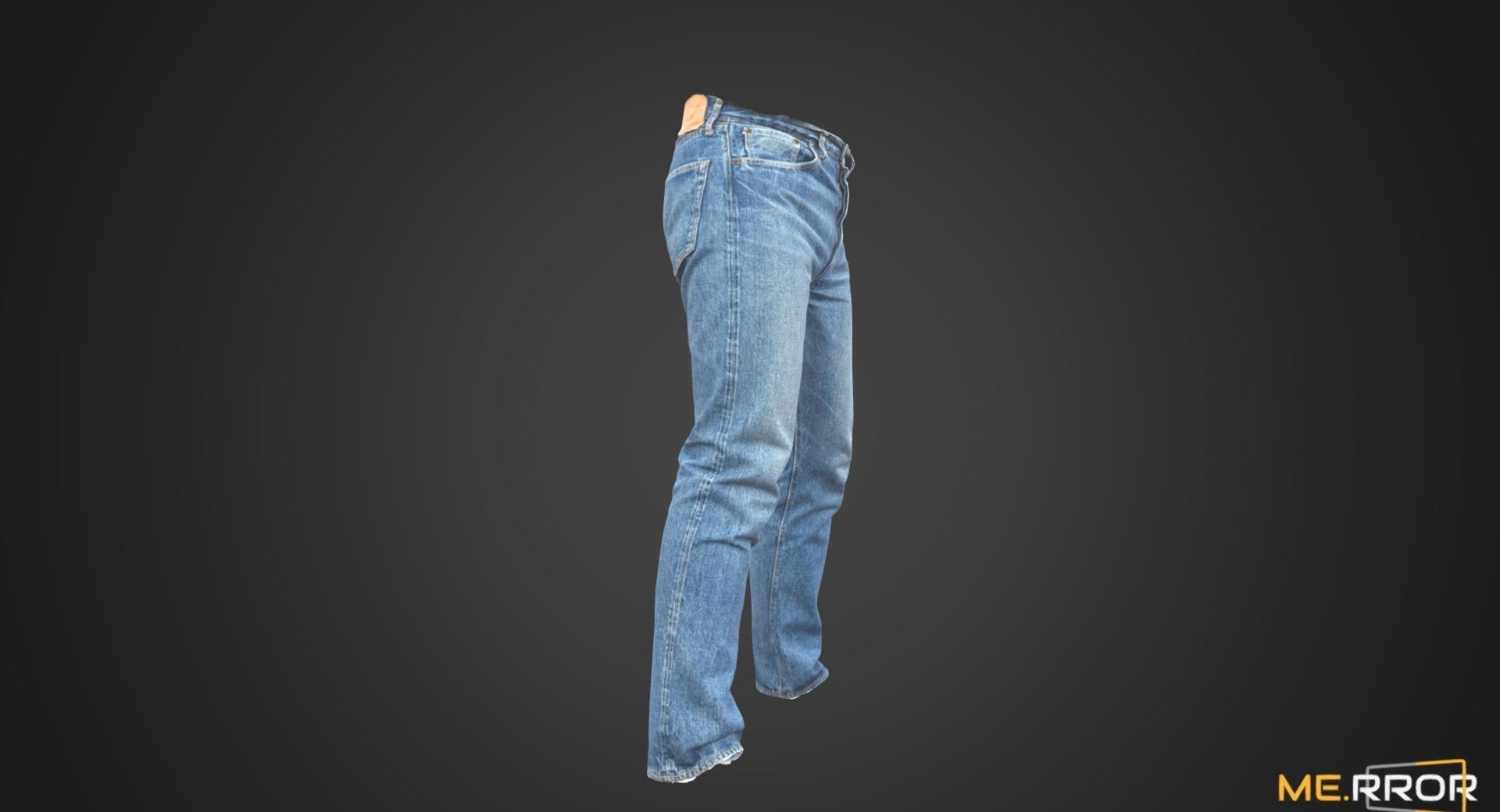 Male Jeans 3D model_2