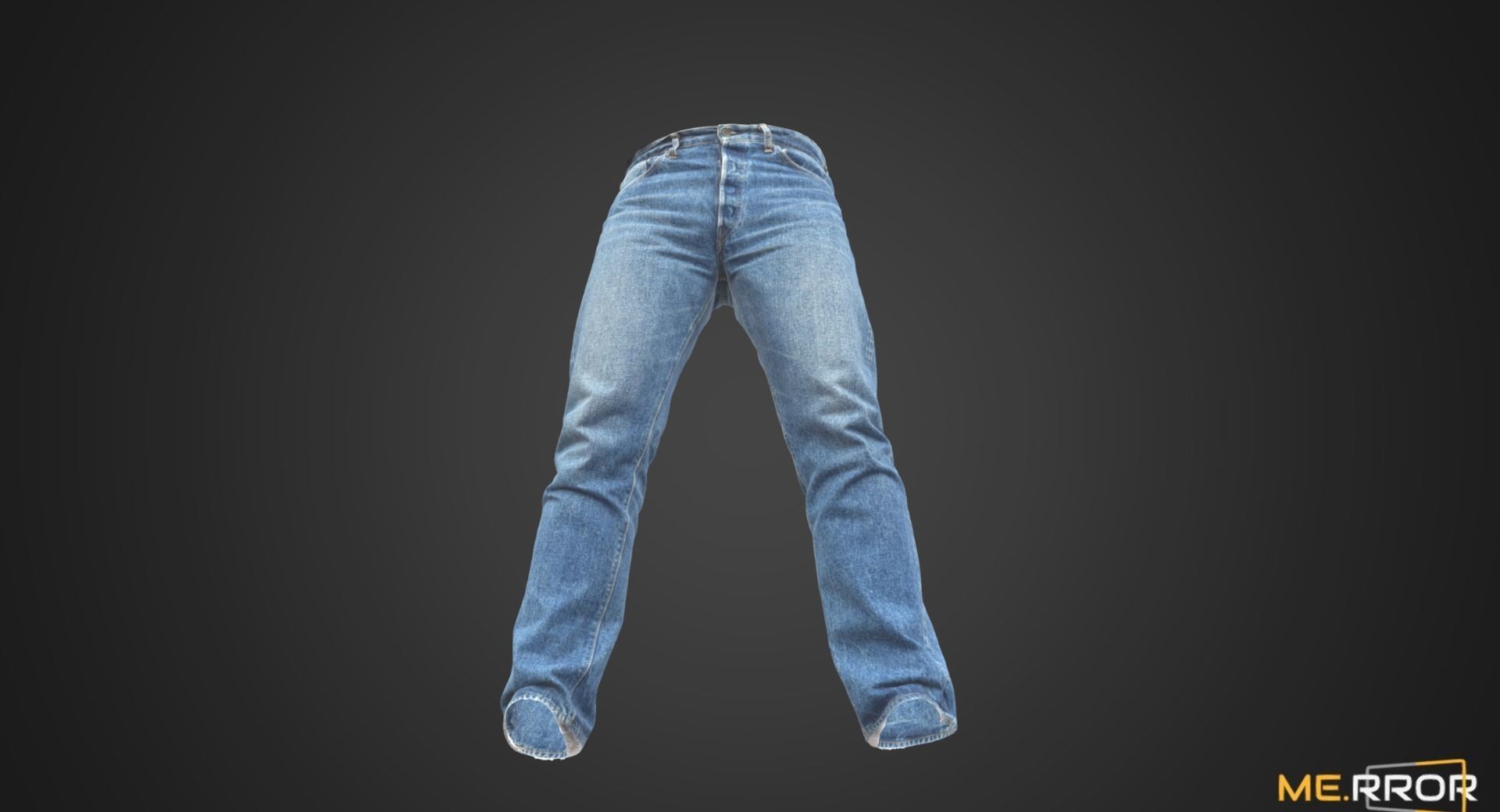 Male Jeans 3D model_3
