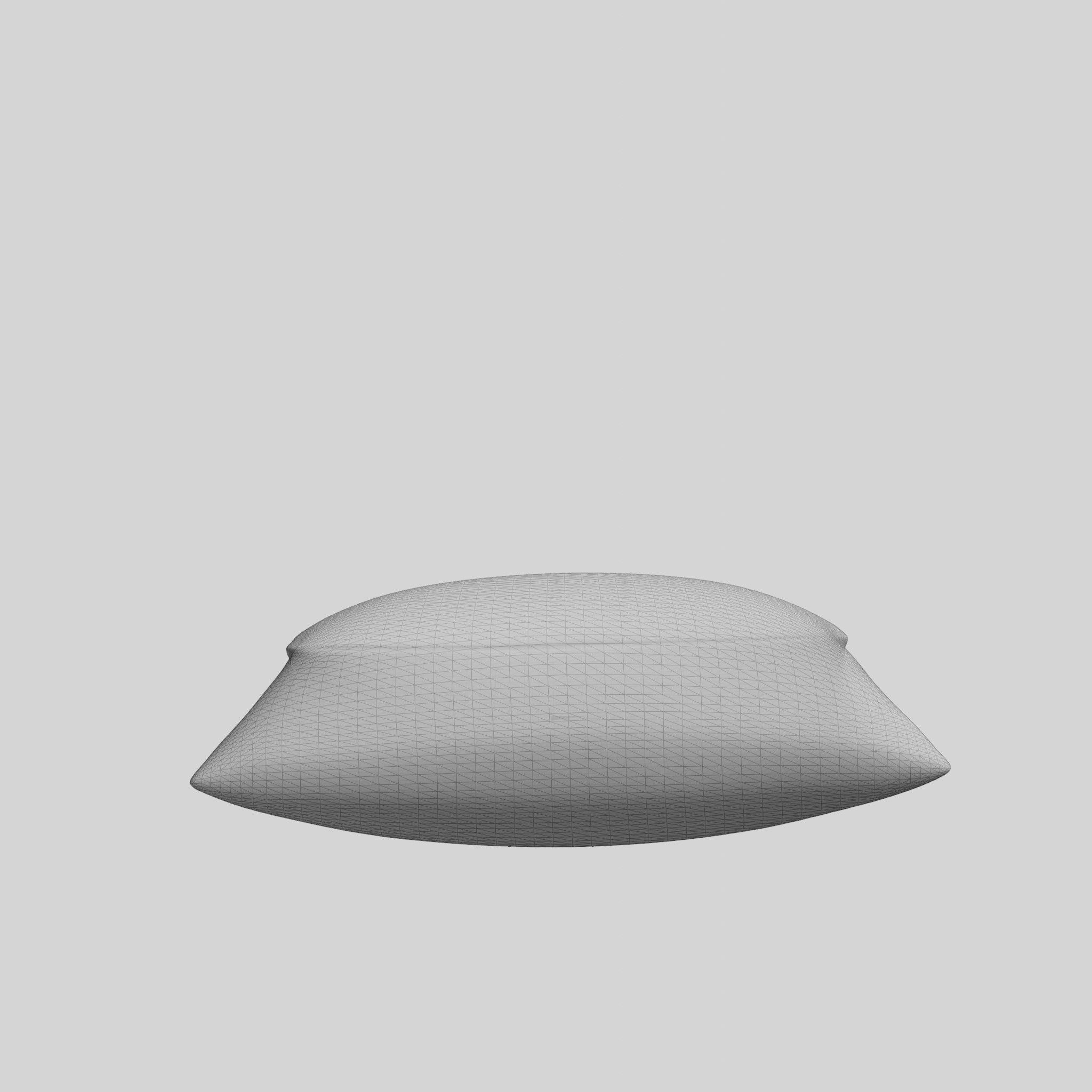 Cushion Cover in Linen Mix Low-poly 3D model_6