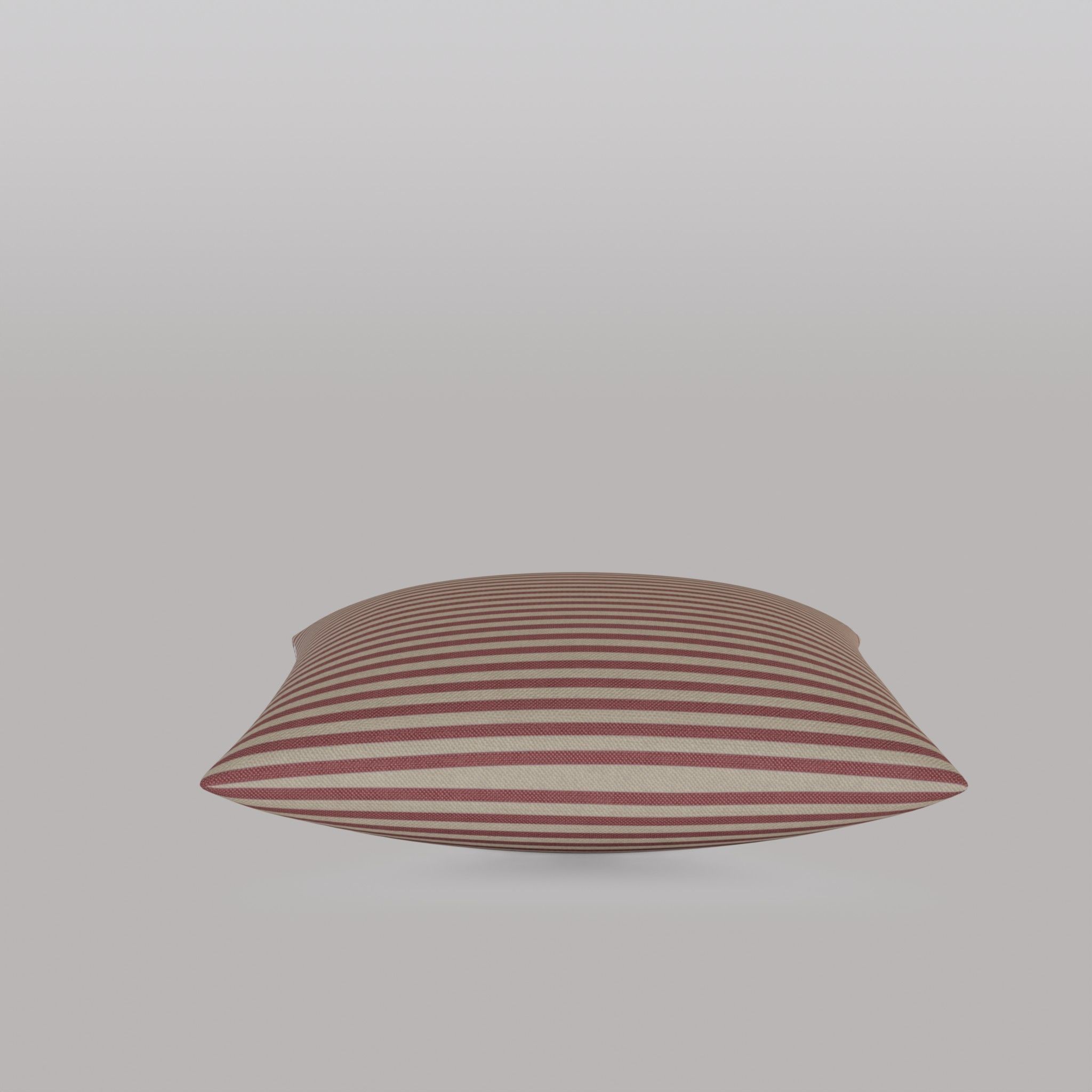 Cushion Cover in Linen Mix Low-poly 3D model_2