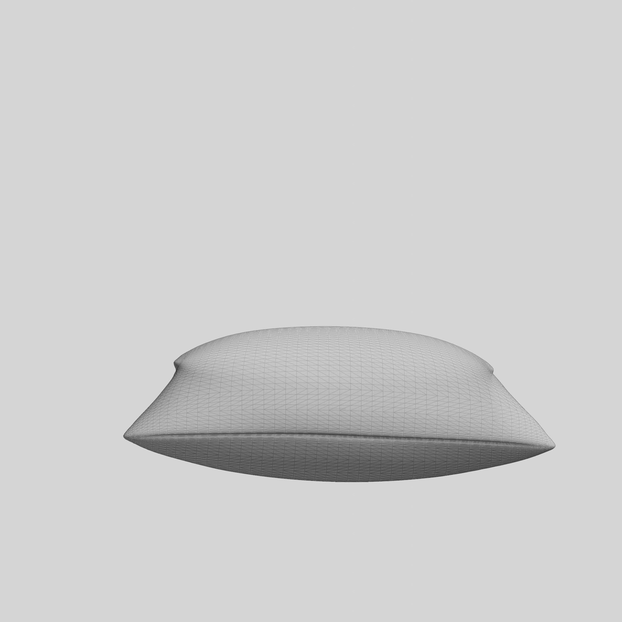 Cushion Cover in Linen Mix Low-poly 3D model_8