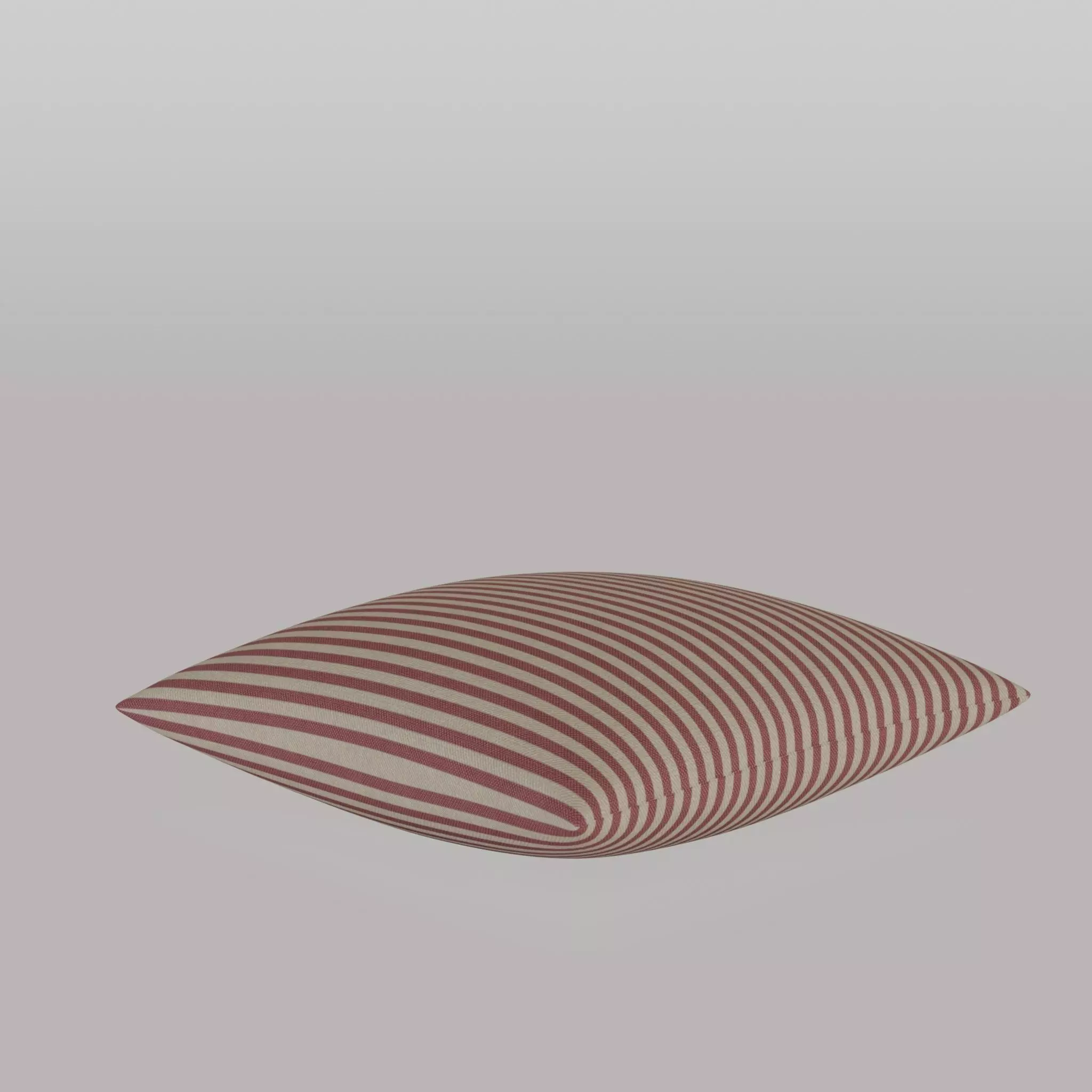 Cushion Cover in Linen Mix Low-poly 3D model_0