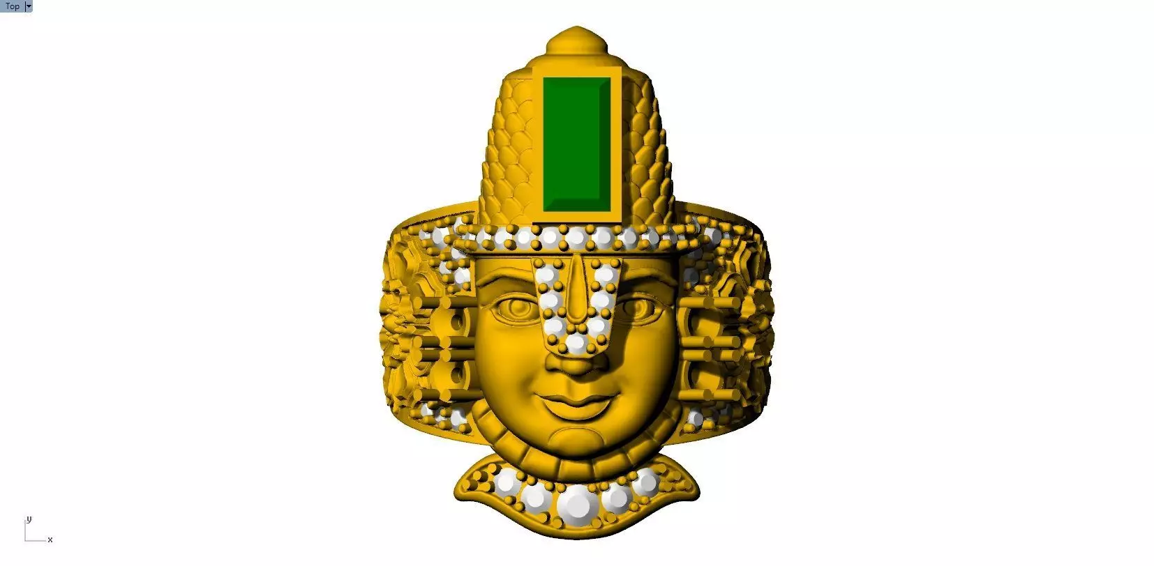 BALAJI RING 3D print model