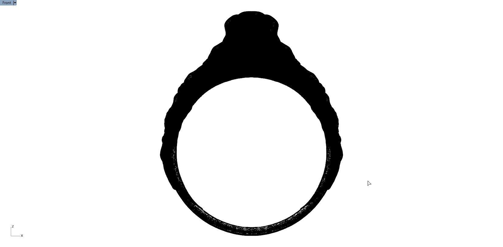 LION RING 3D print model_1