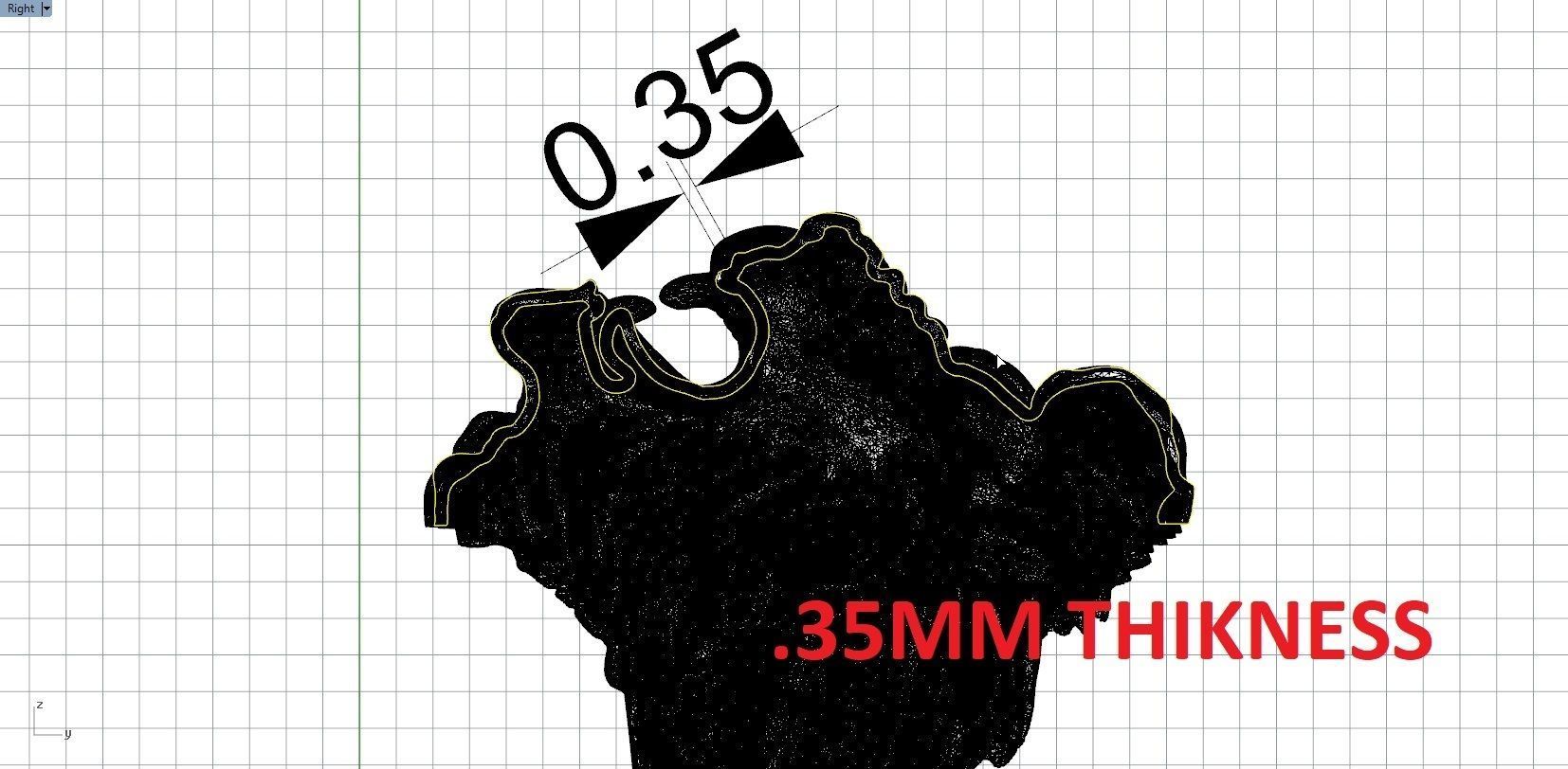 LION RING 3D print model_3