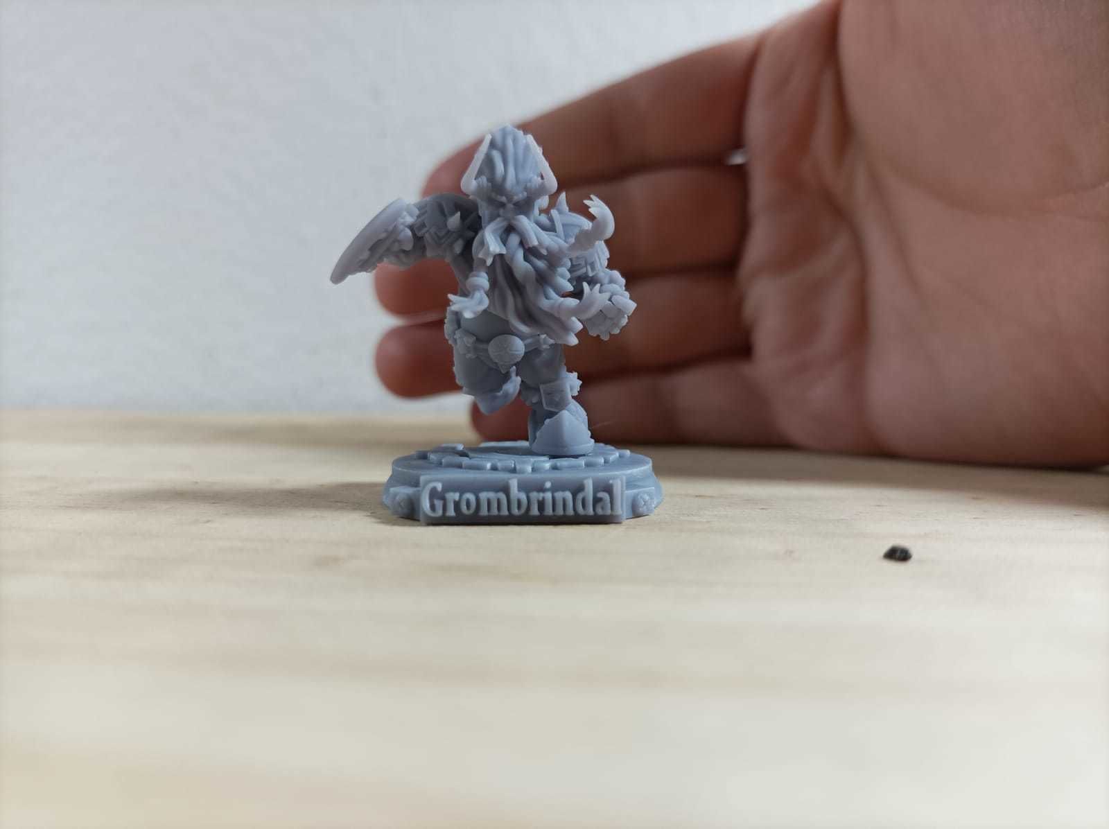 Dwarf with white 3D print model_5