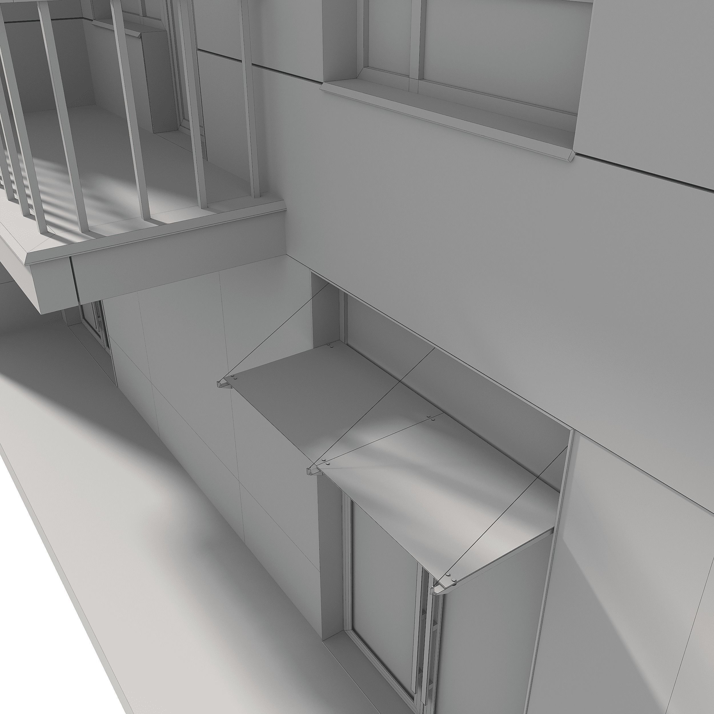 Residential Building 003 3D model_14
