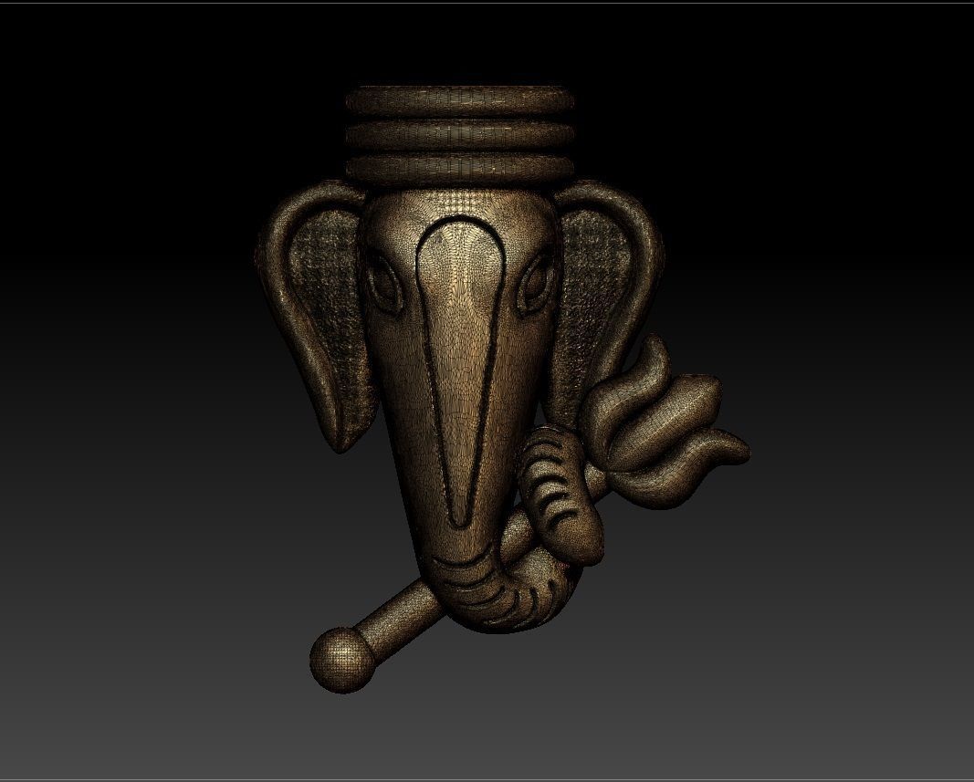 VINAYAGAR PENDENT 3D print model_5