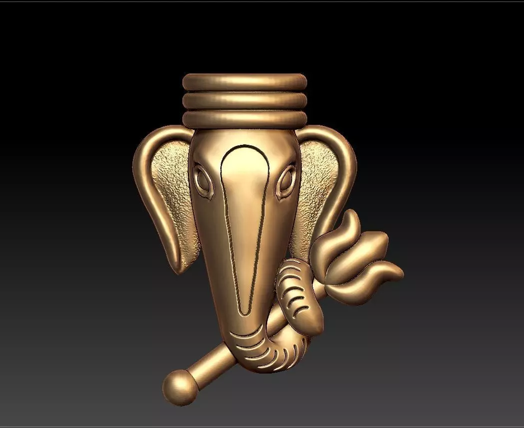VINAYAGAR PENDENT 3D print model_0