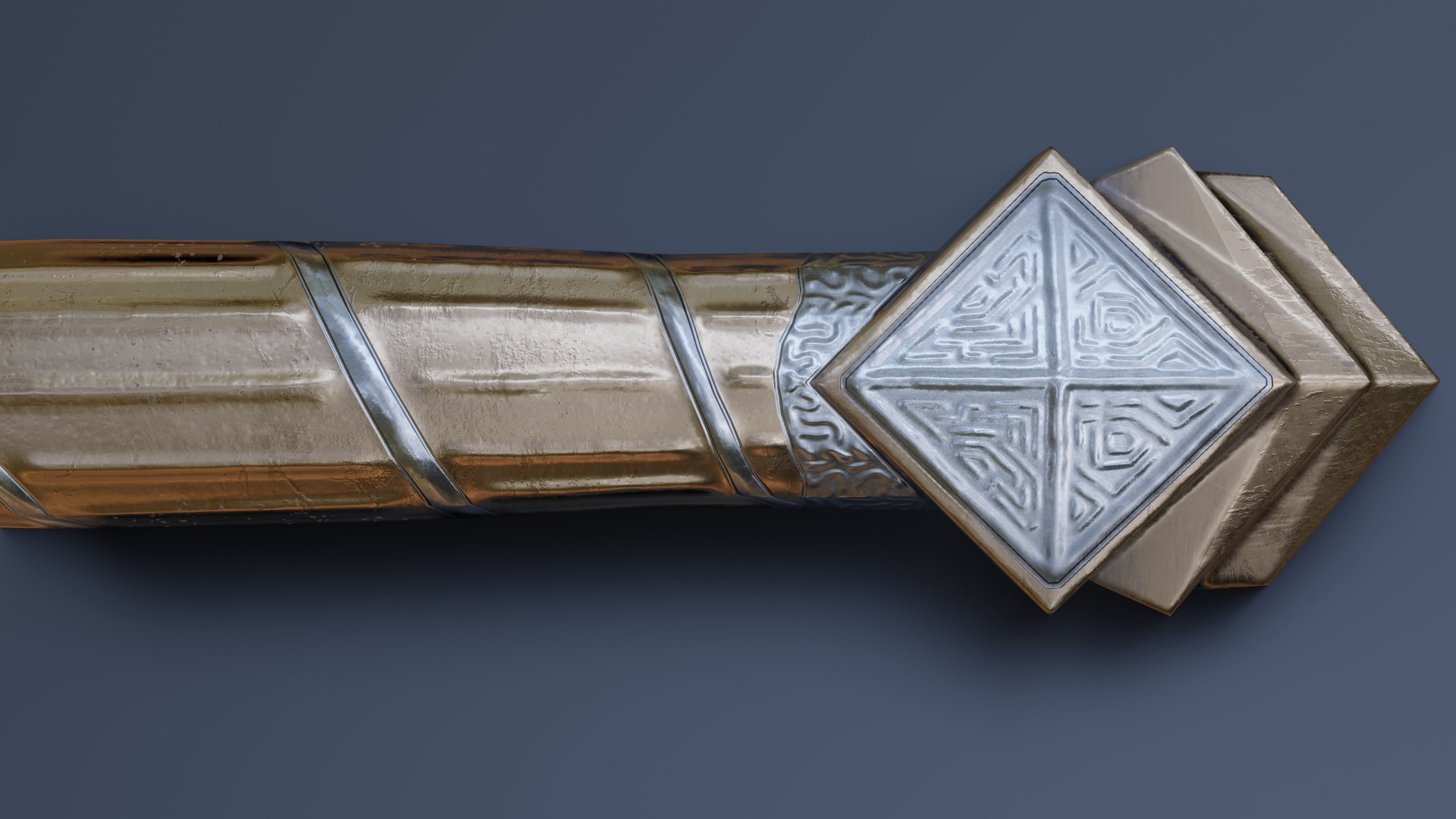 Sword 04 Low-poly 3D model_6