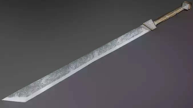 Sword 04 Low-poly 3D model