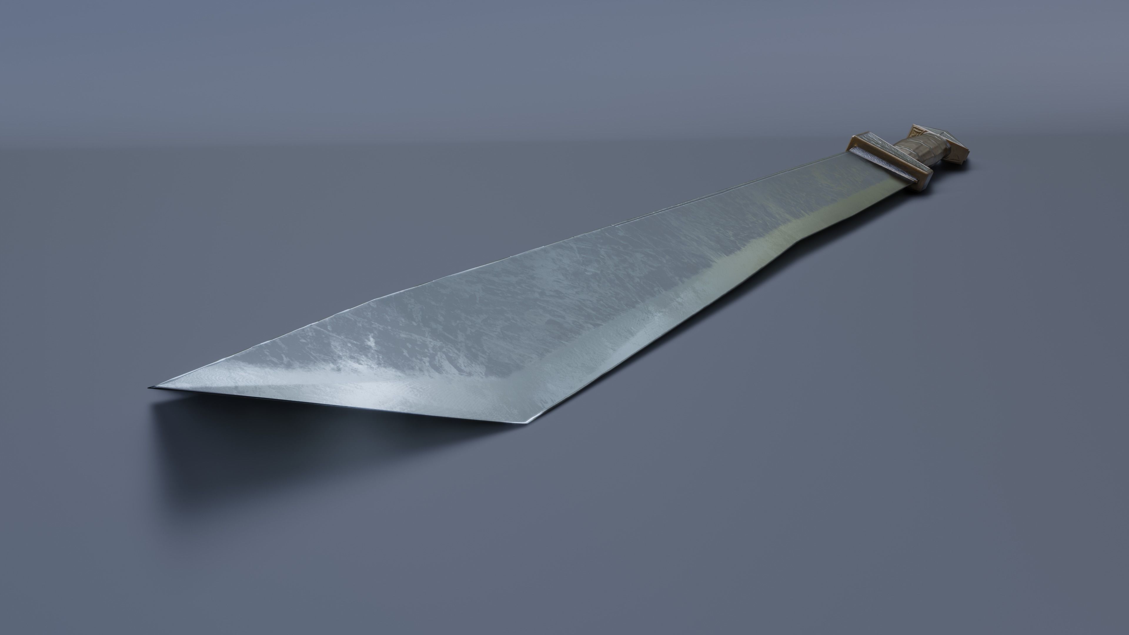 Sword 04 Low-poly 3D model_4
