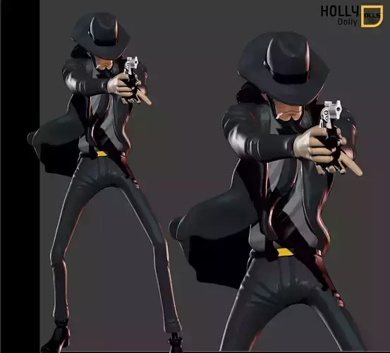 Daisuke Jigen 3D print model
