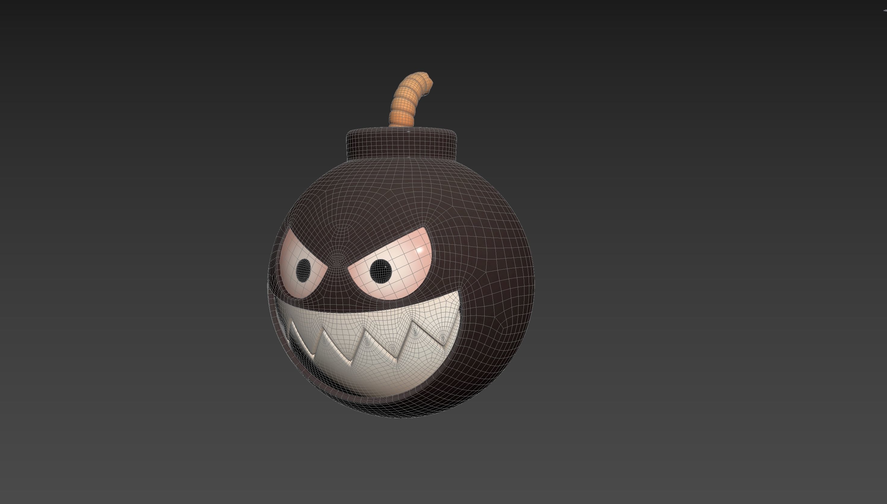 Character239 Bomb Monster 3D model_12