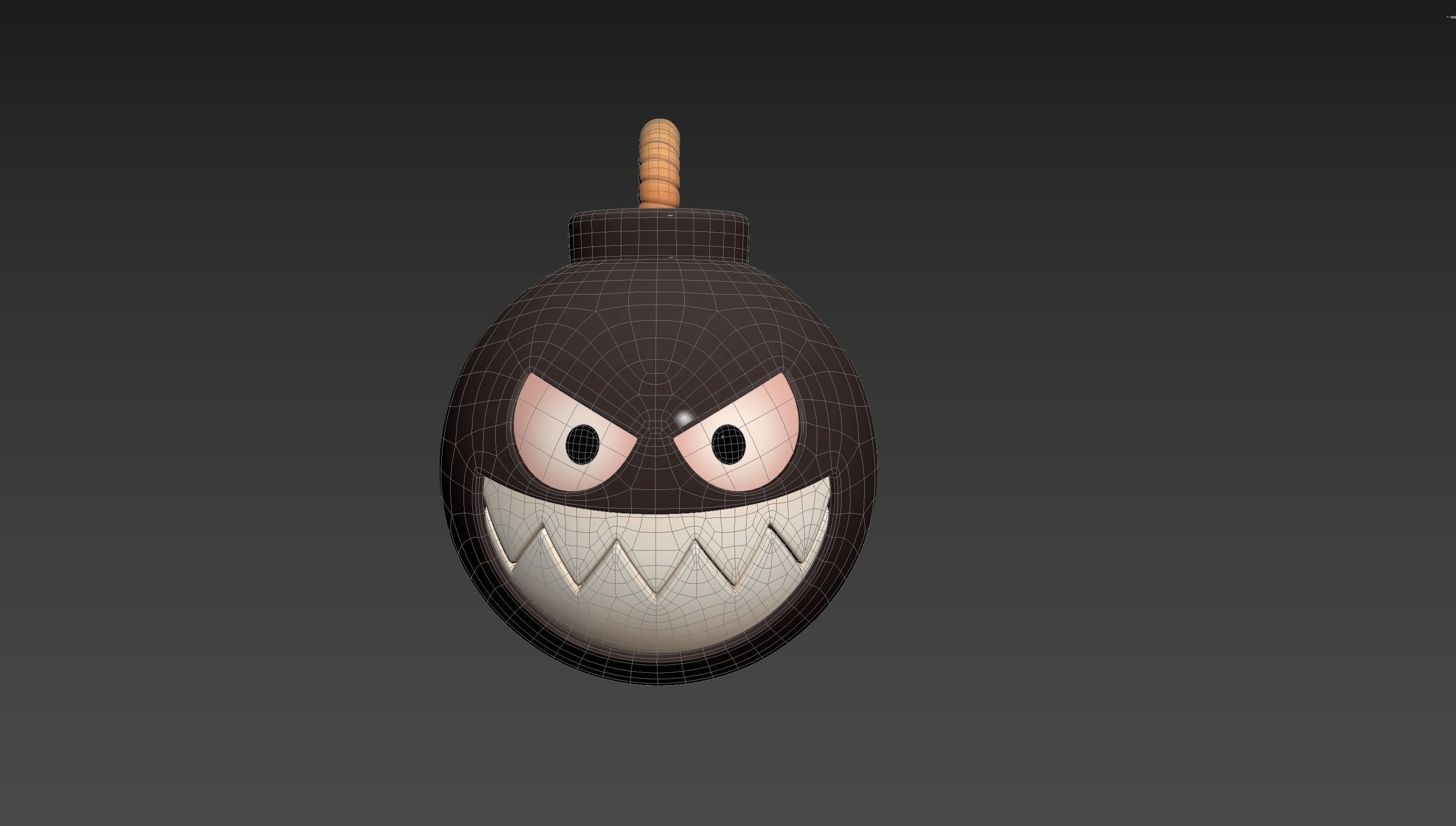 Character239 Bomb Monster 3D model_13