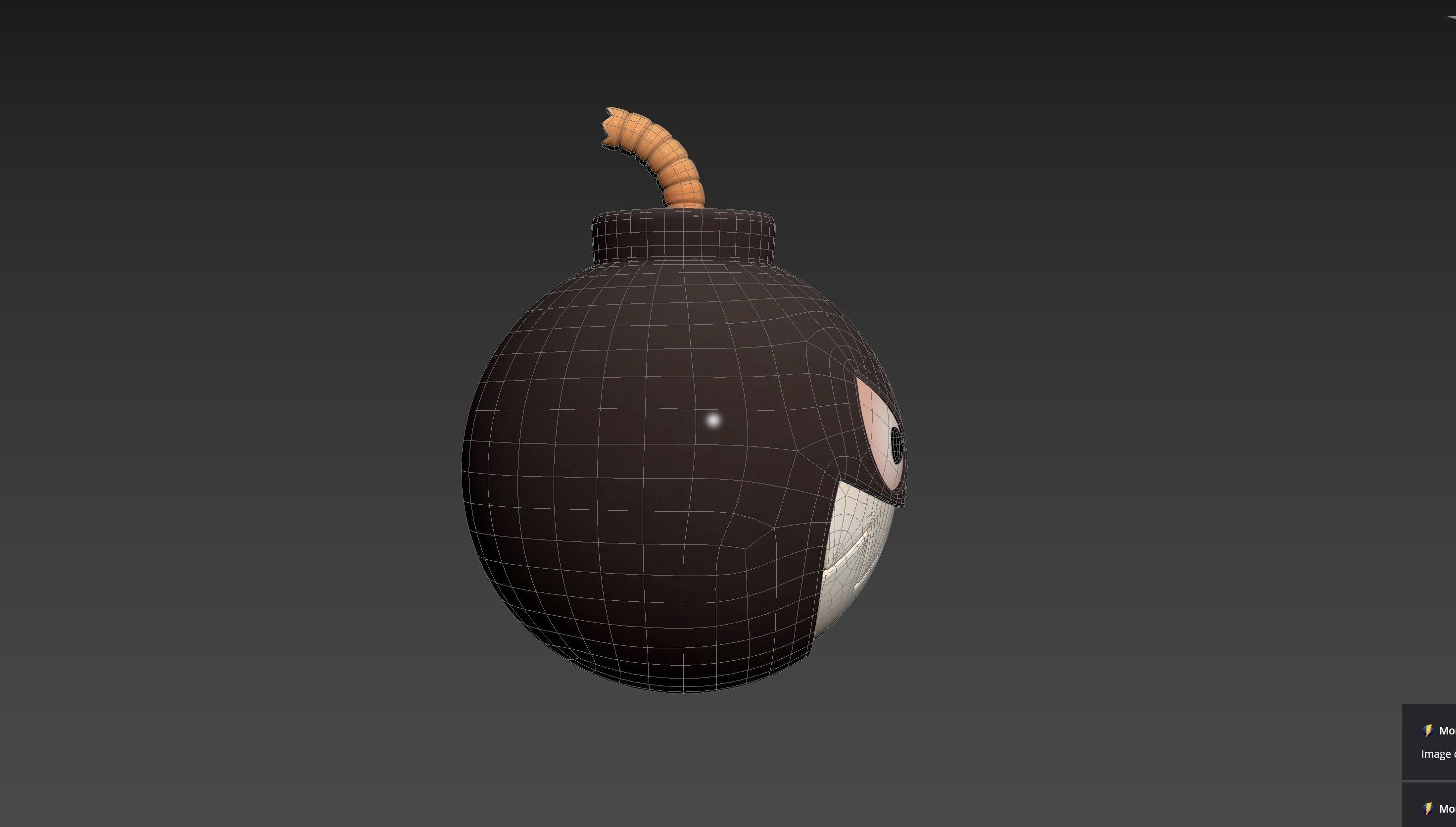 Character239 Bomb Monster 3D model_17
