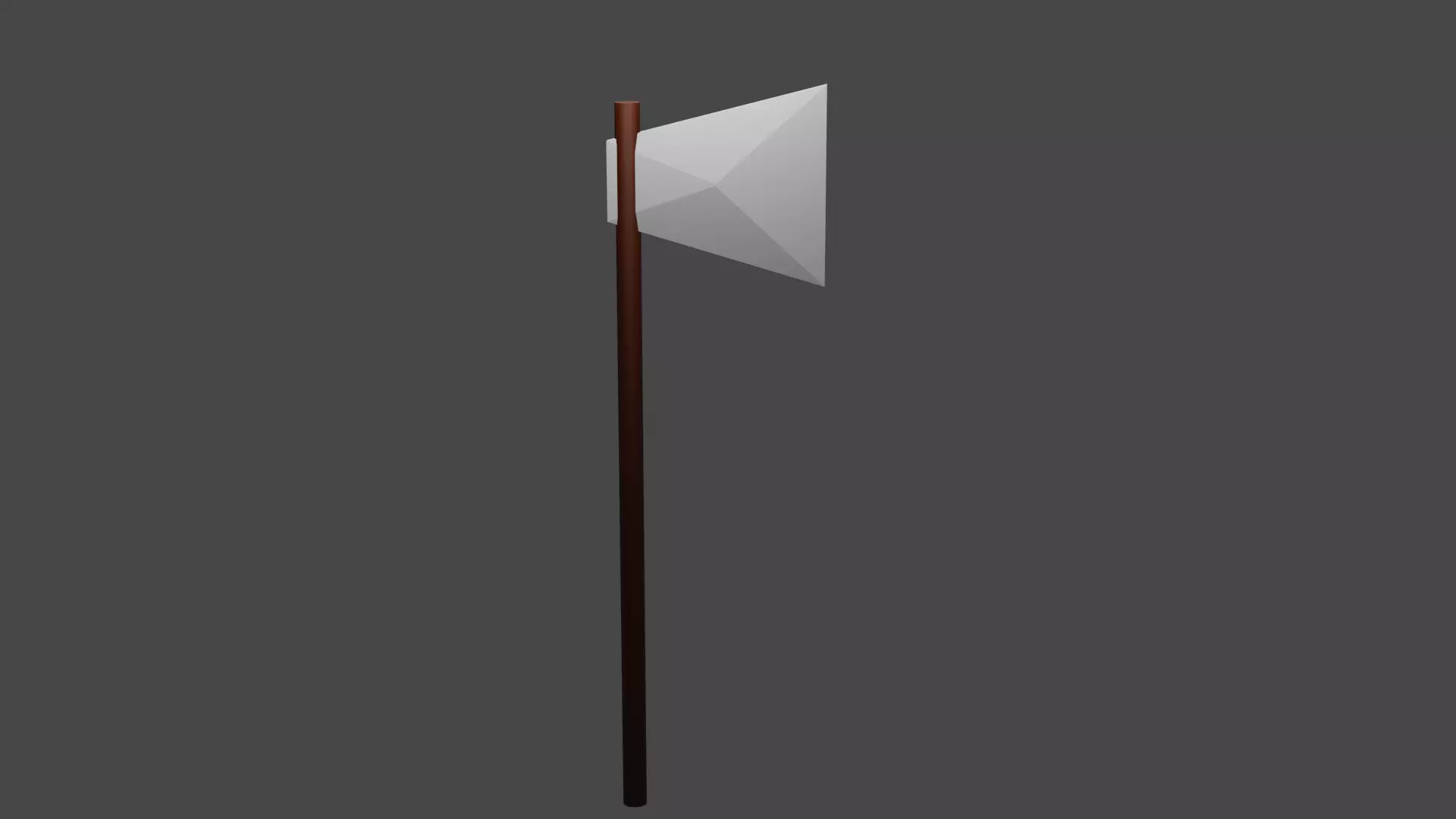 Iron axe 3D model_0