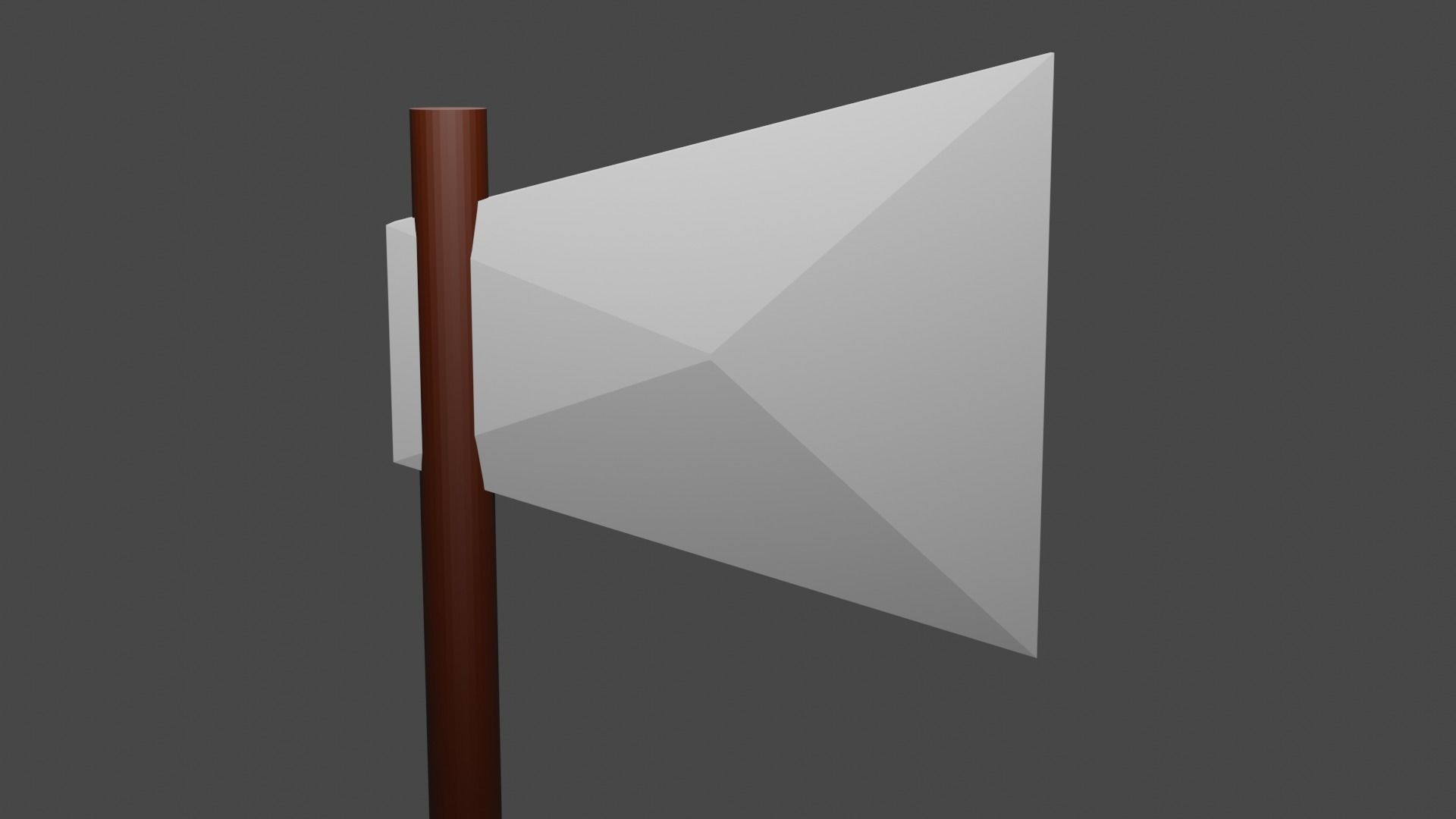 Iron axe 3D model_2