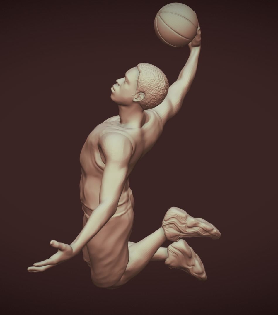 Basketball Jump 3D print model_1