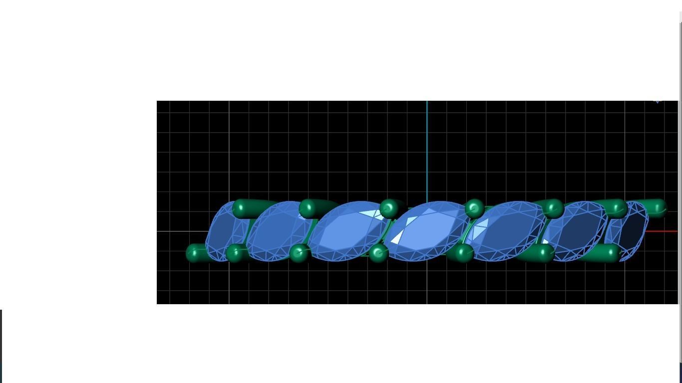 Engagement ring 3D print model_3