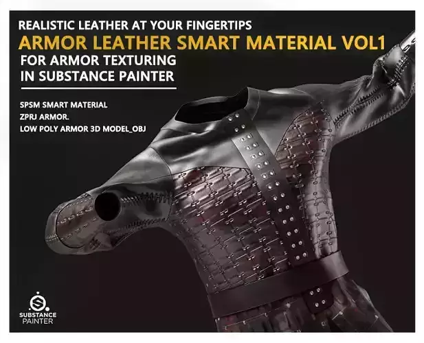 Armor Leather For Substance Painter Vol1