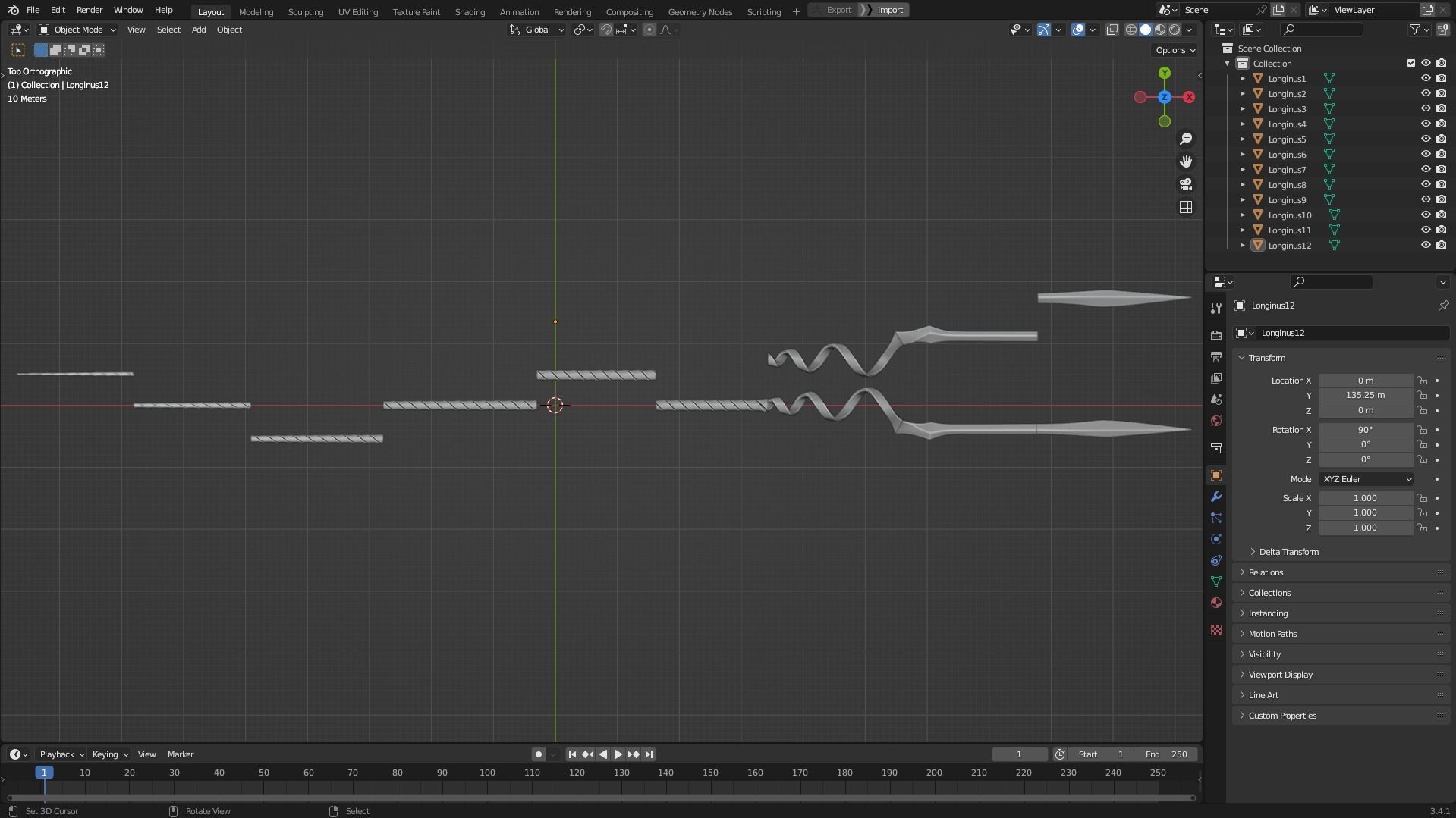 Evangelion Spear of Longinus for Cosplay 3D print model_10