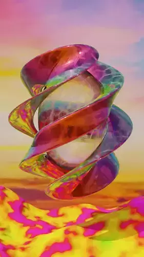 Crystal Ball Low-poly 3D model animated 3D model
