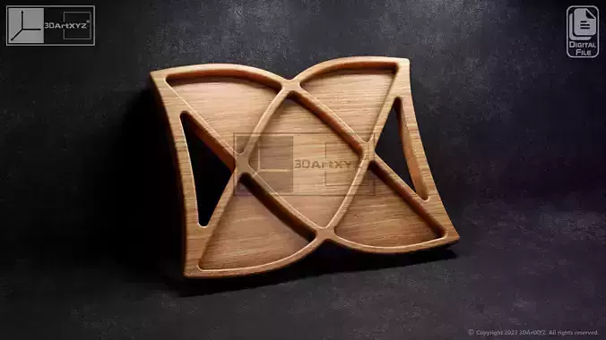 Serving Tray 2 - CNC Files for Wood