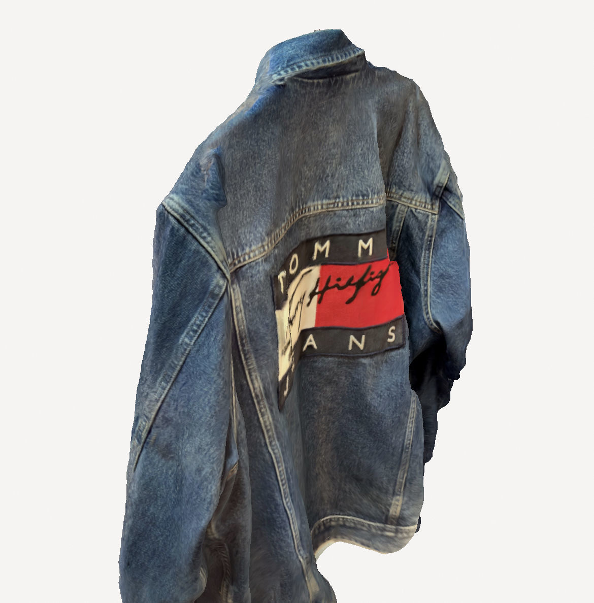 Tommy Jeans Denim Jacket 3D print model_4