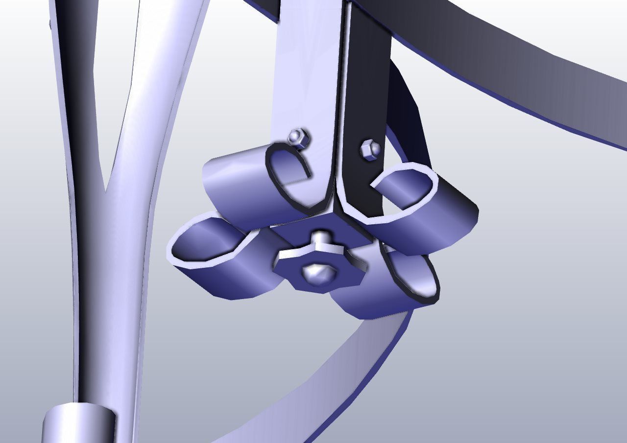 Stone table 3D model_2