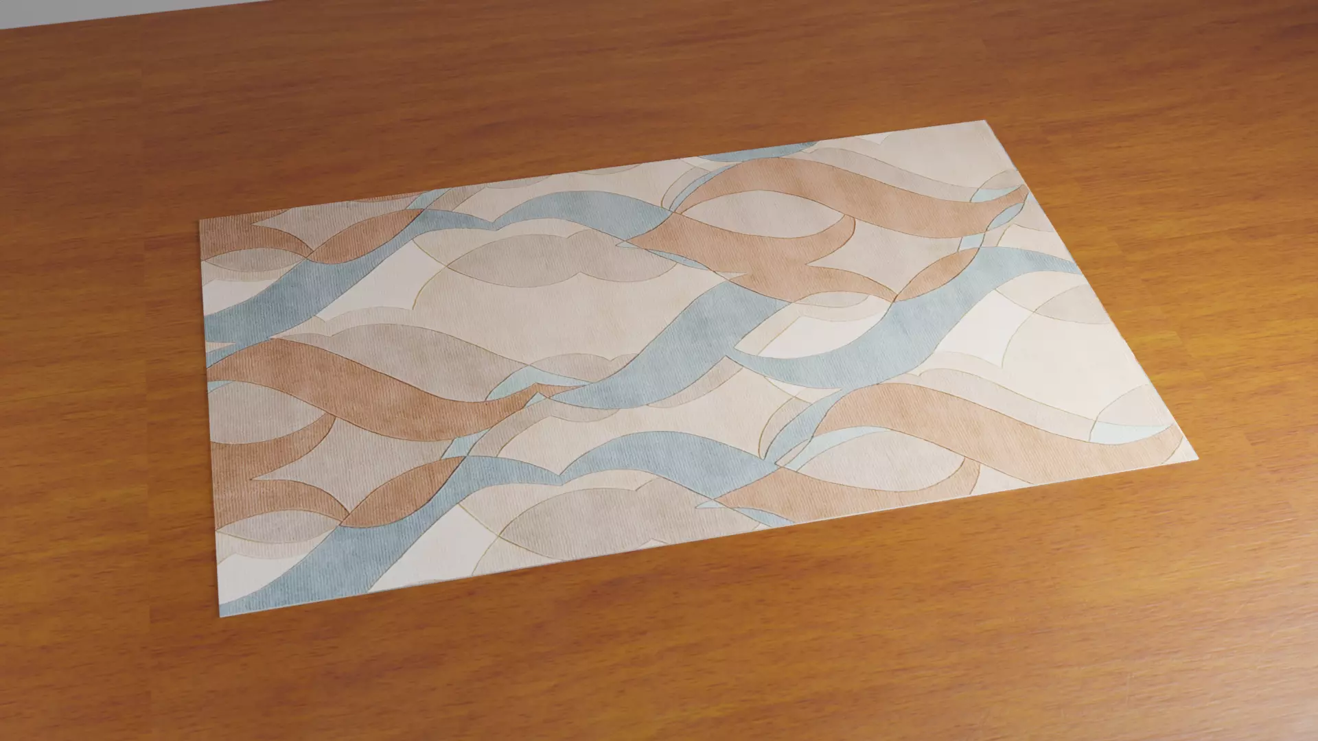 Carpet Low-poly 3D model_0