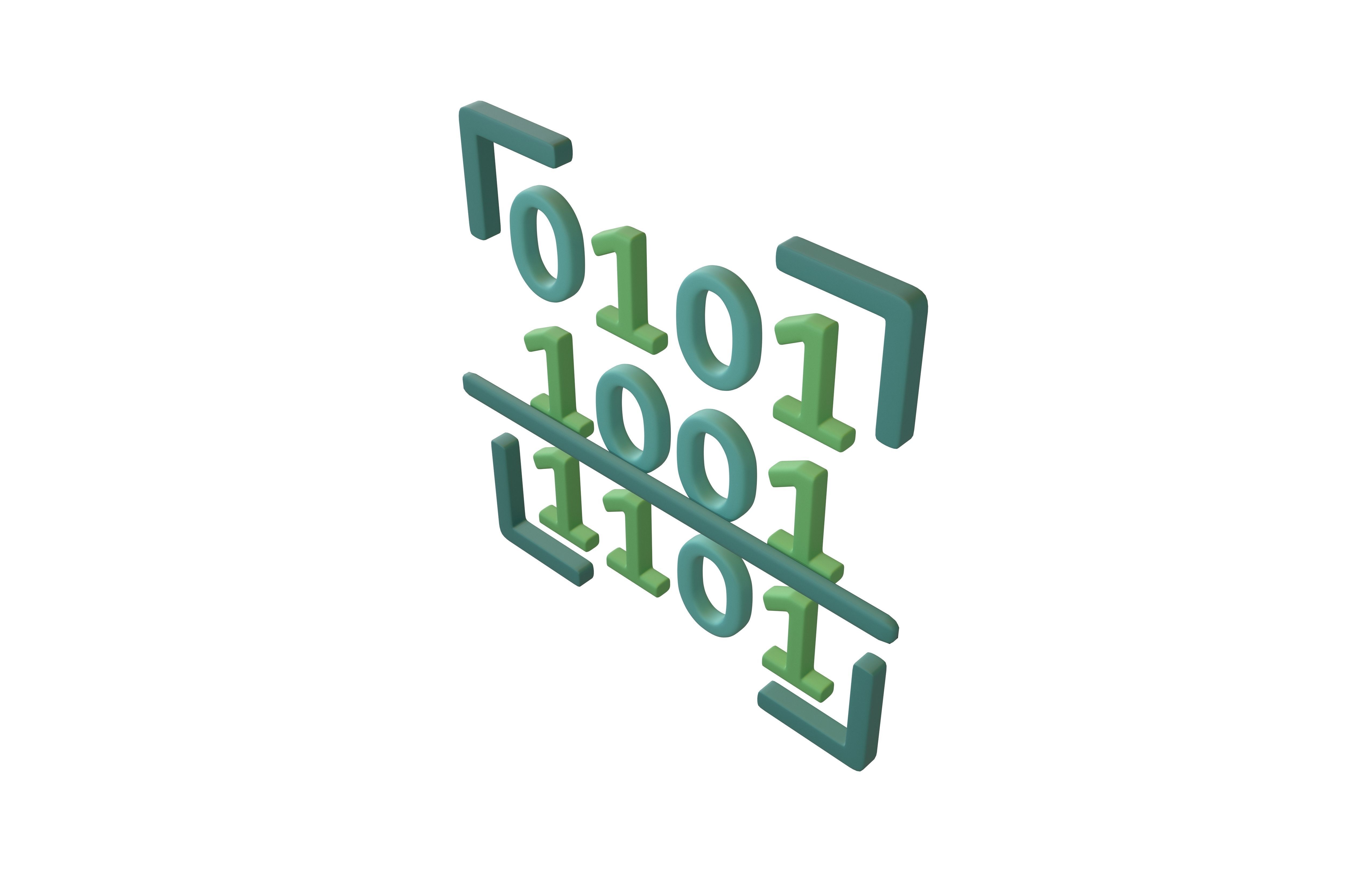 Data Scan Icon v1 002 Low-poly 3D model_2