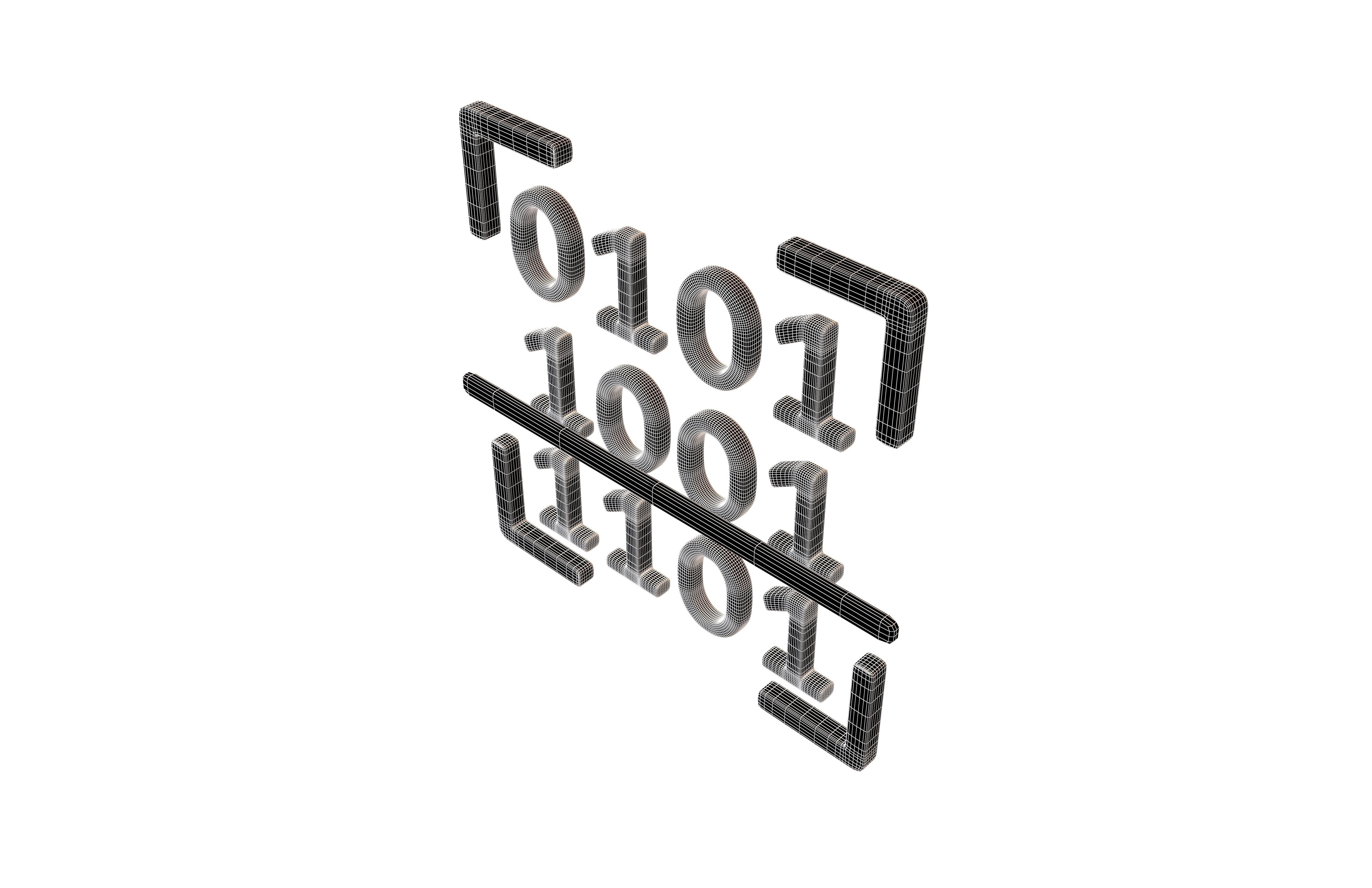 Data Scan Icon v1 002 Low-poly 3D model_5