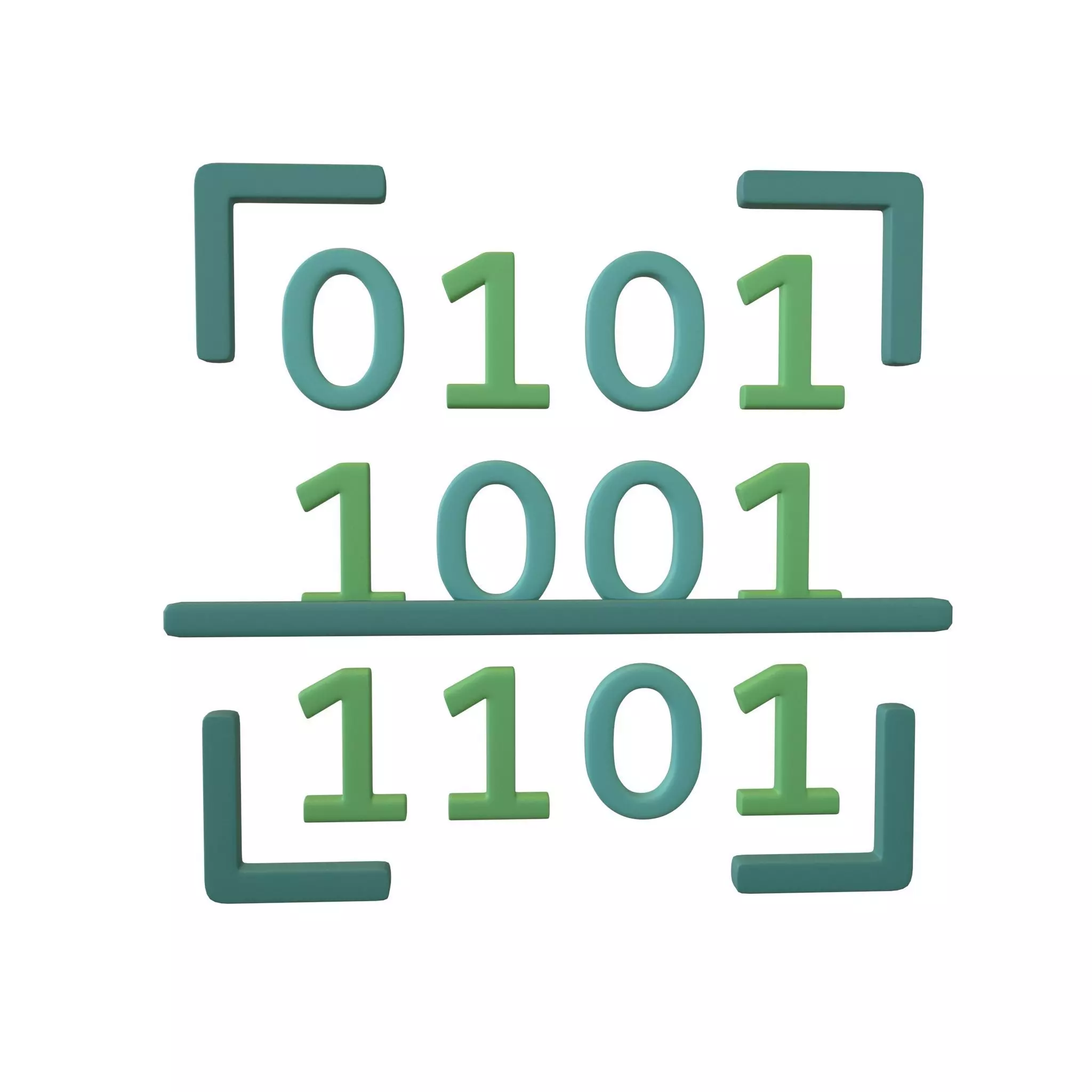 Data Scan Icon v1 002 Low-poly 3D model_0