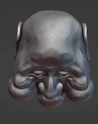 The fat mans meme head 3D print model_5