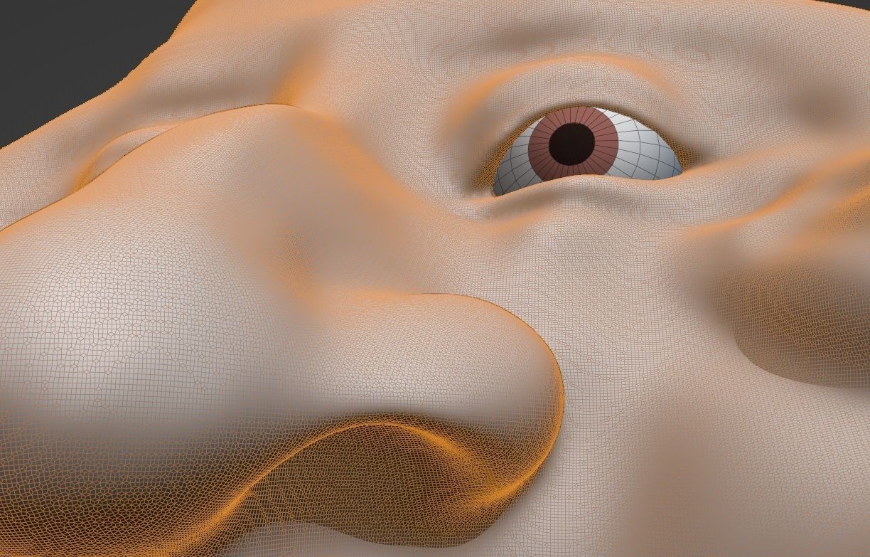 The fat mans meme head 3D print model_7