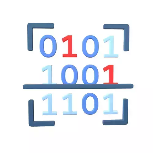 Data Scan Icon v1 003 Low-poly 3D model