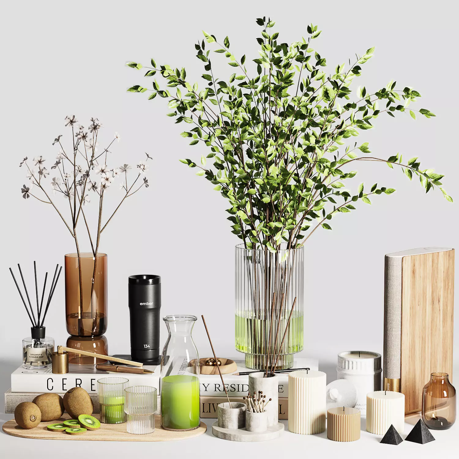 Decorative Set 09 3D model_0